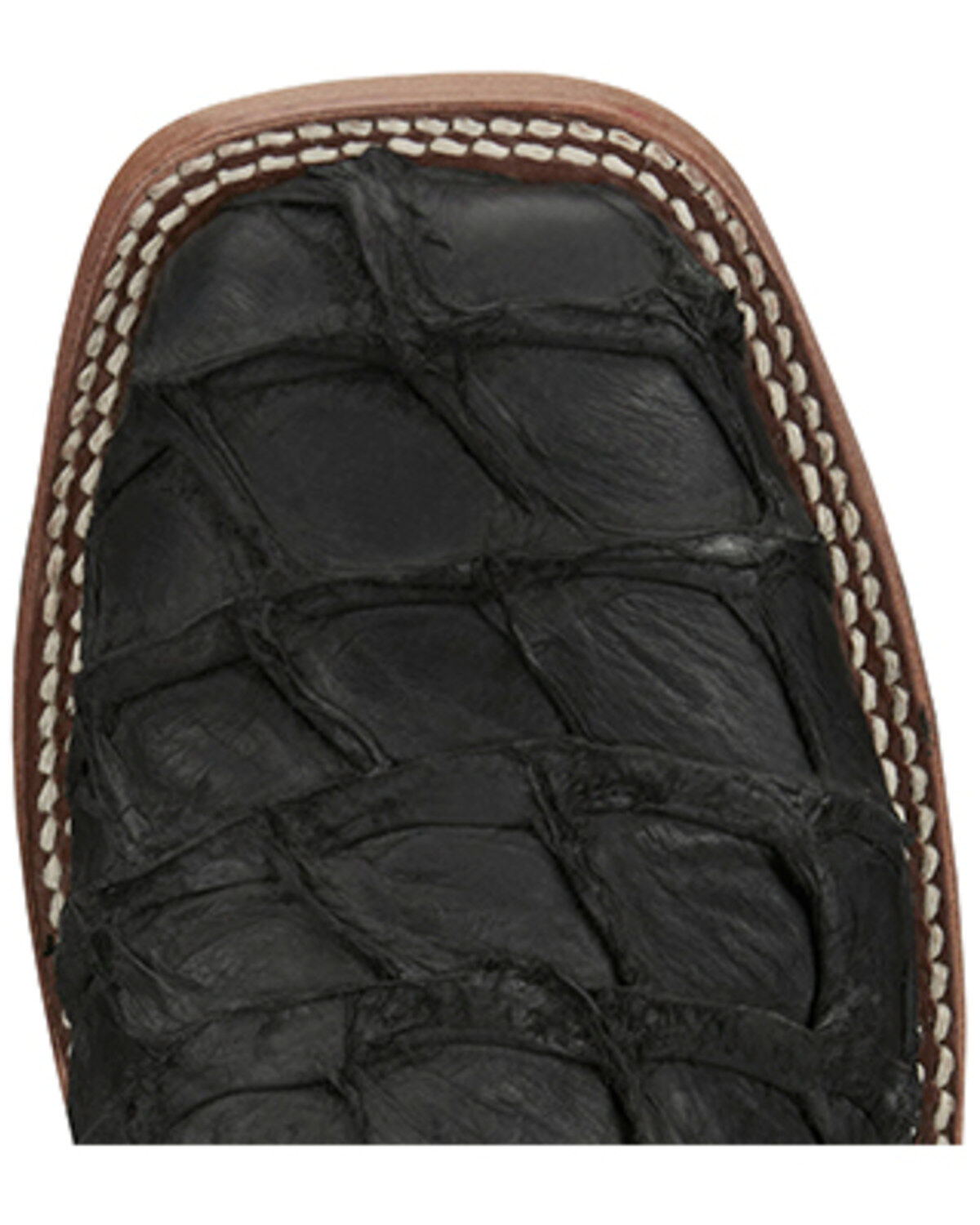 Justin Men's Ocean Front Exotic Pirarucu Western Boots - Broad Square Toe