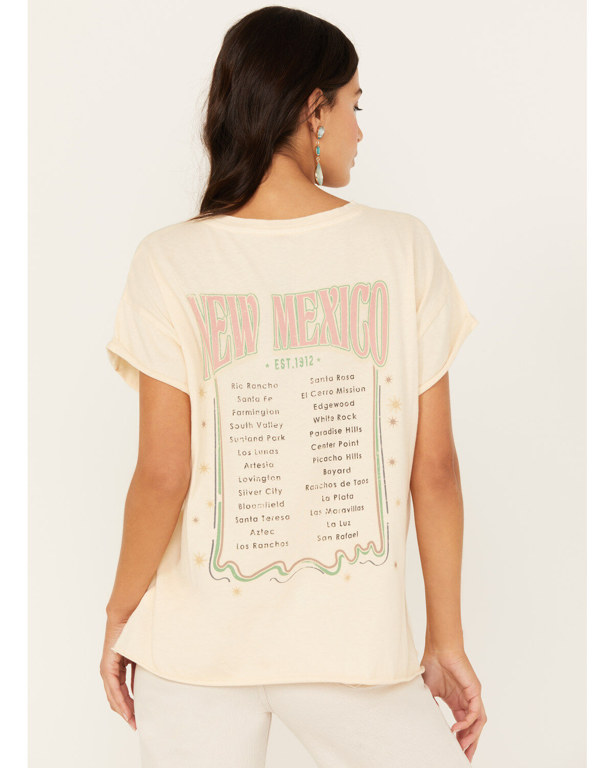 Cleo + Wolf Women's New Mexico Short Sleeve Graphic Tee