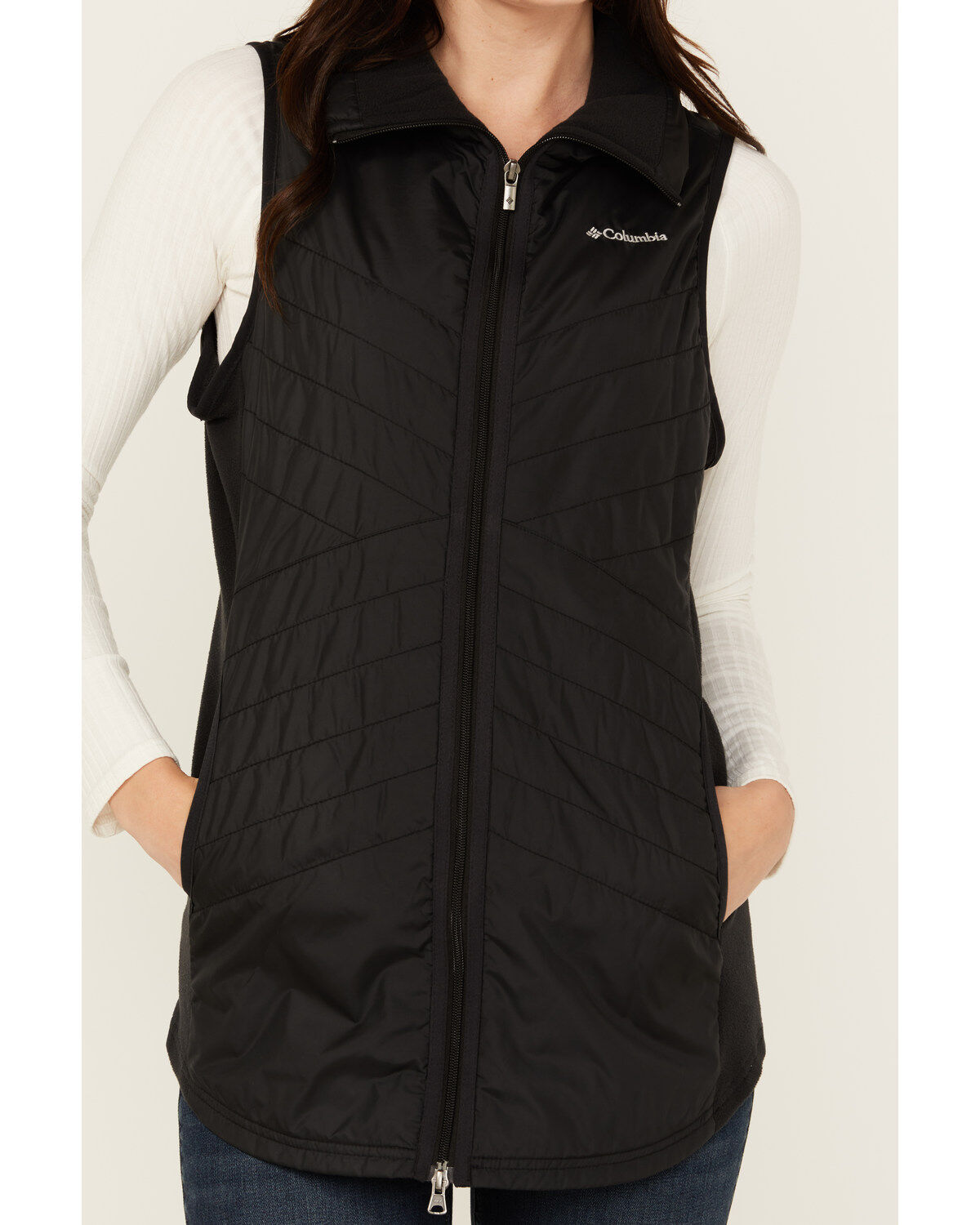 Columbia Women's Mix It Around Long Zip-Up Vest