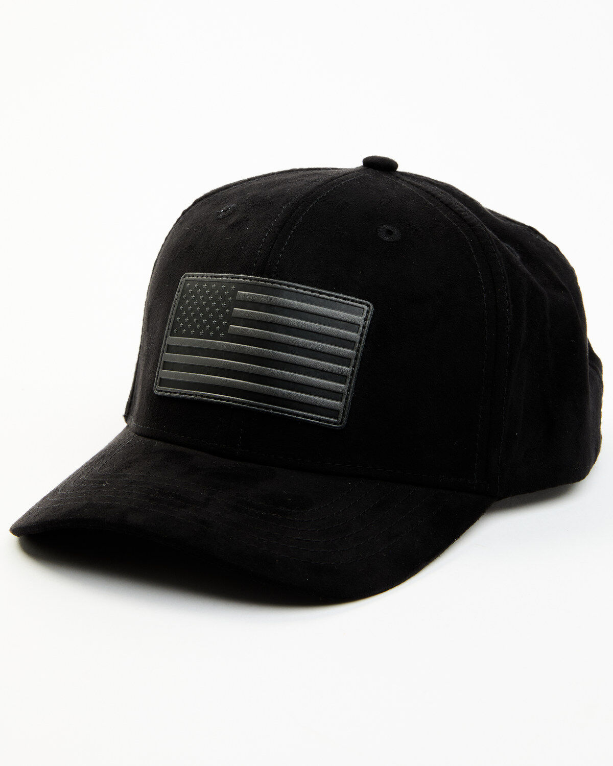 Cody James Men's American Flag Patch Suede Ball Cap