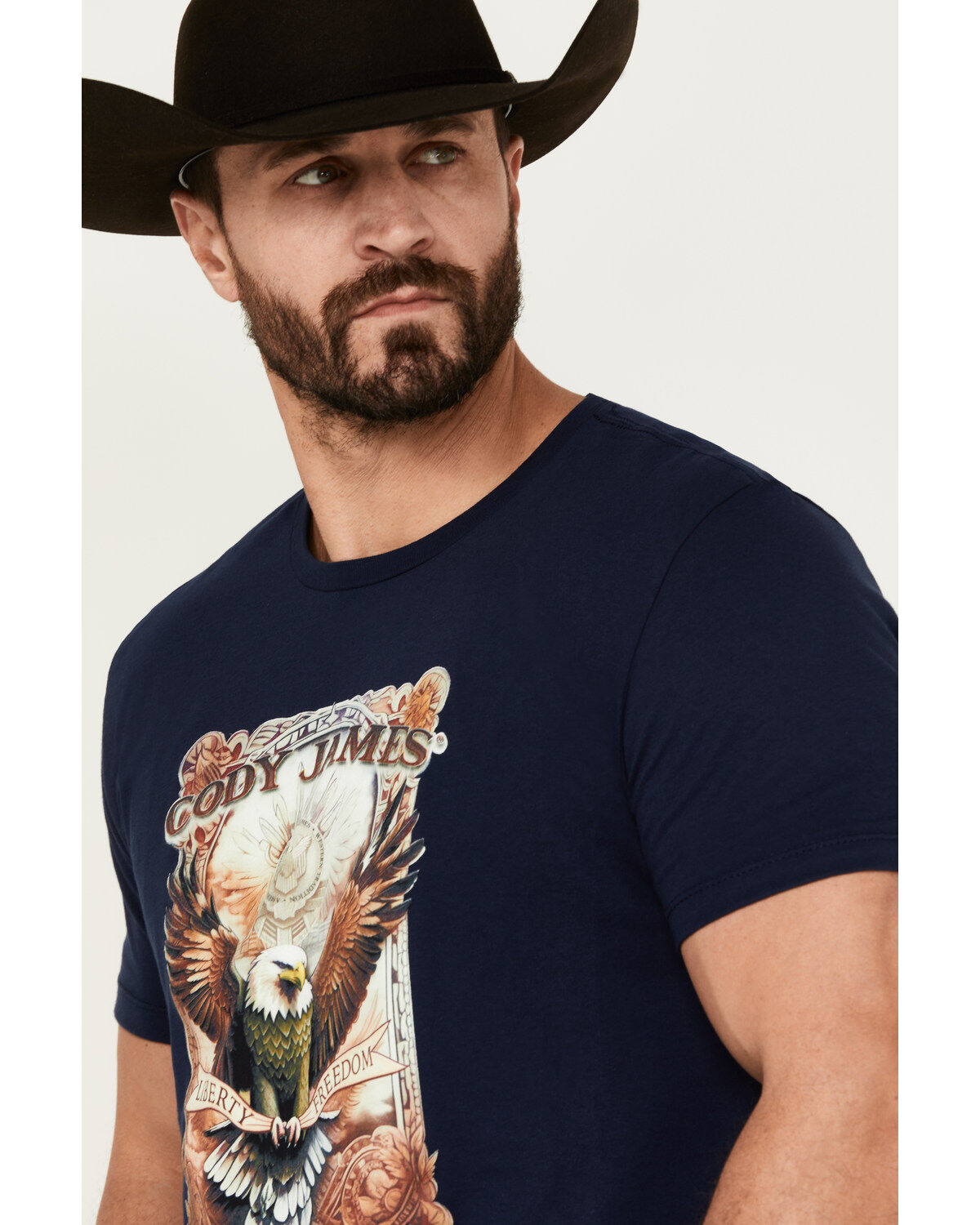 Cody James Men's Liberty Death Short Sleeve Graphic T-Shirt