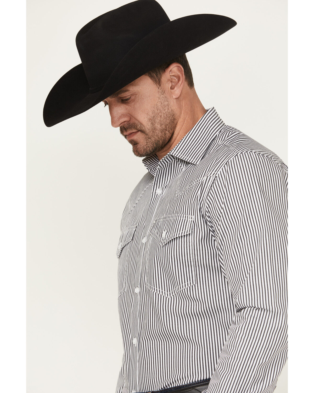 Cody James Black 1978® Men's Condor Striped Print Long Sleeve Button-Down Western Shirt
