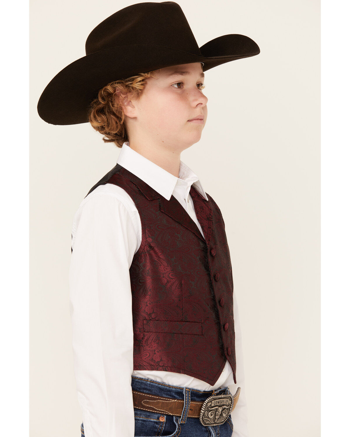 Scully Boys' Paisley Vest