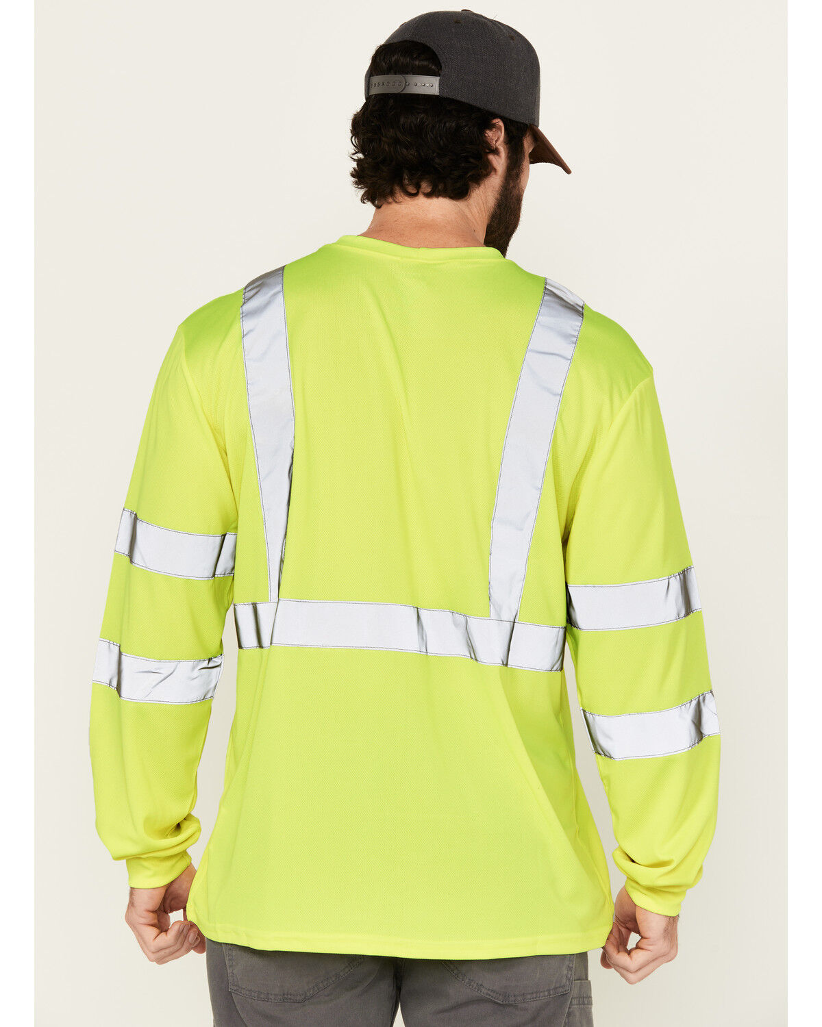 Hawx Men's Reflective Long Sleeve Work T-Shirt