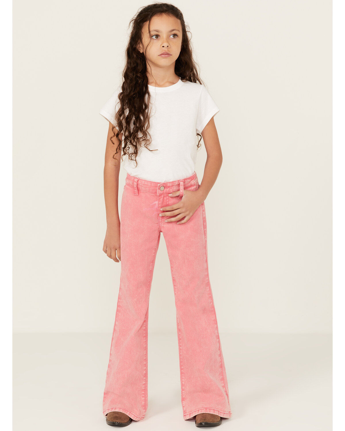 Rock & Roll Denim Girls' Flare Stretch Denim Jeans