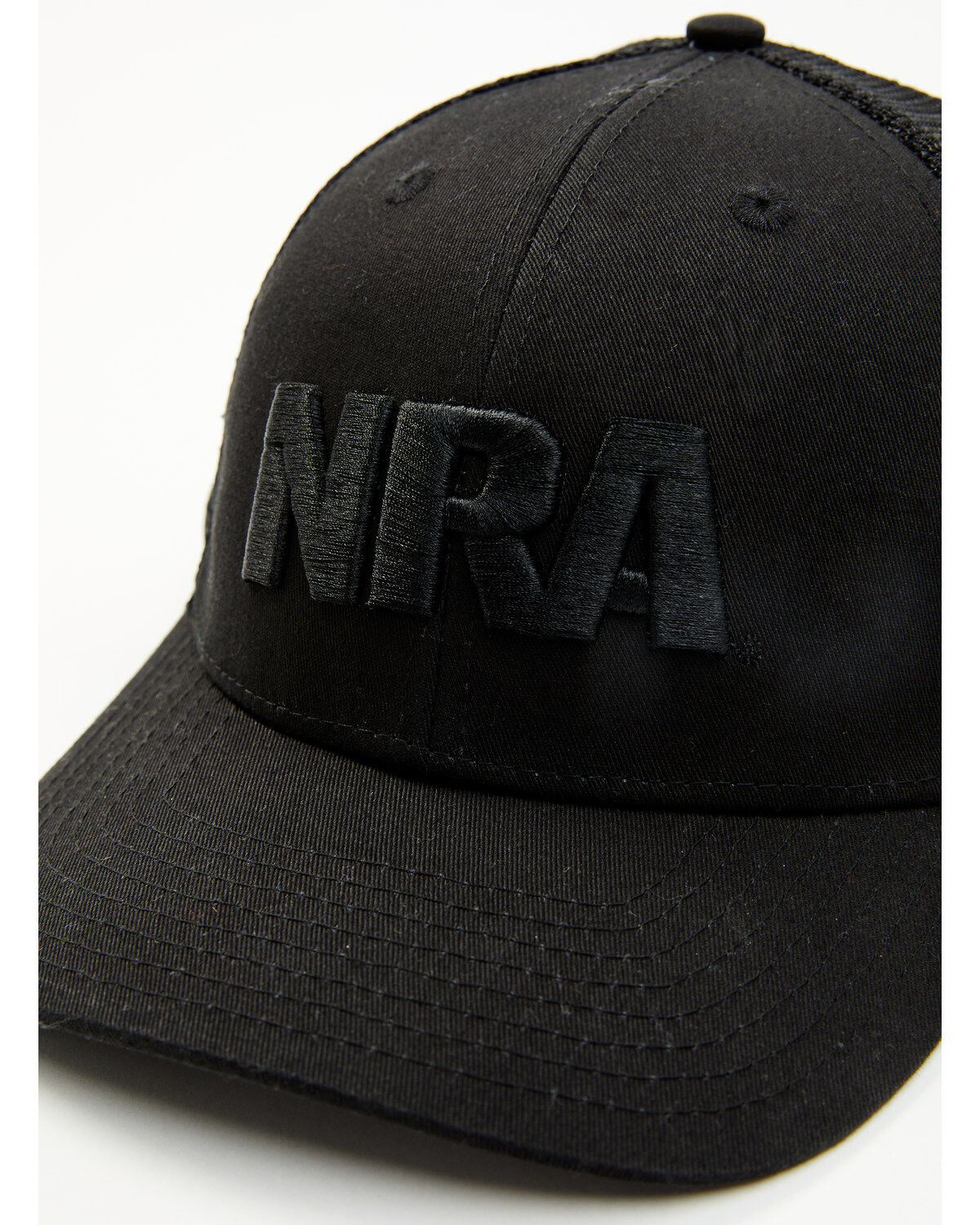 NRA Men's Applique Logo Embroidered Trucker Cap