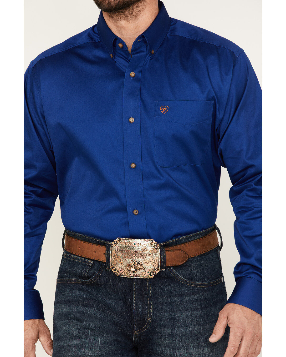 Ariat Men's Twill Long Sleeve Button-Down Shirt