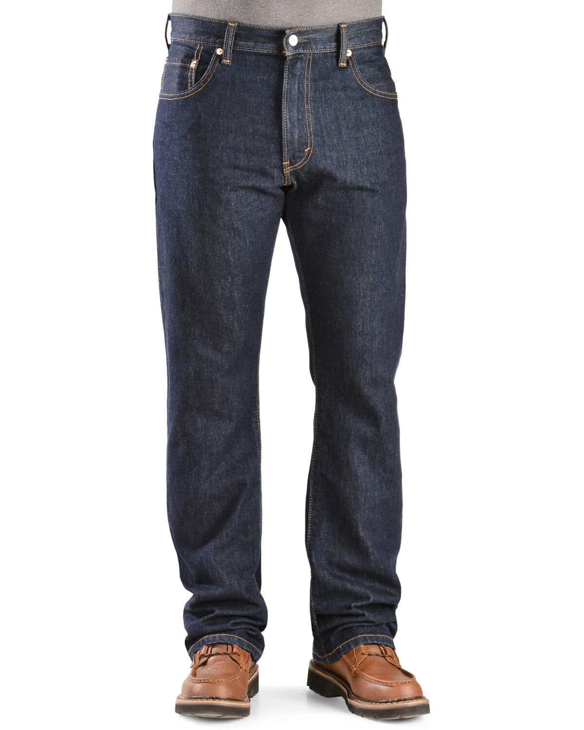 Levi's Men's 517 Heavyweight Rinsed Slim Bootcut Jeans