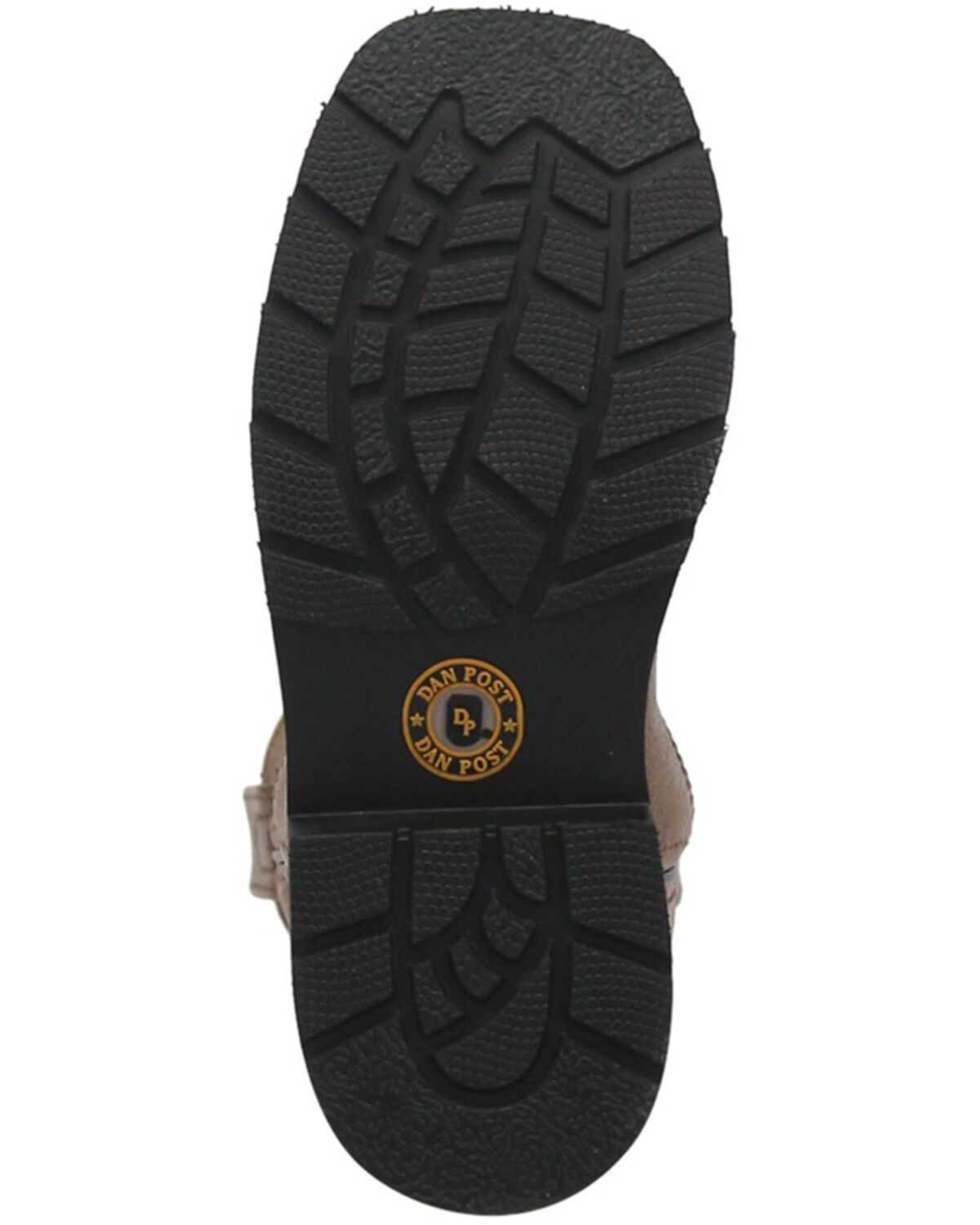 Dan Post Girls' Floral Embroidered Western Boots - Square Toe