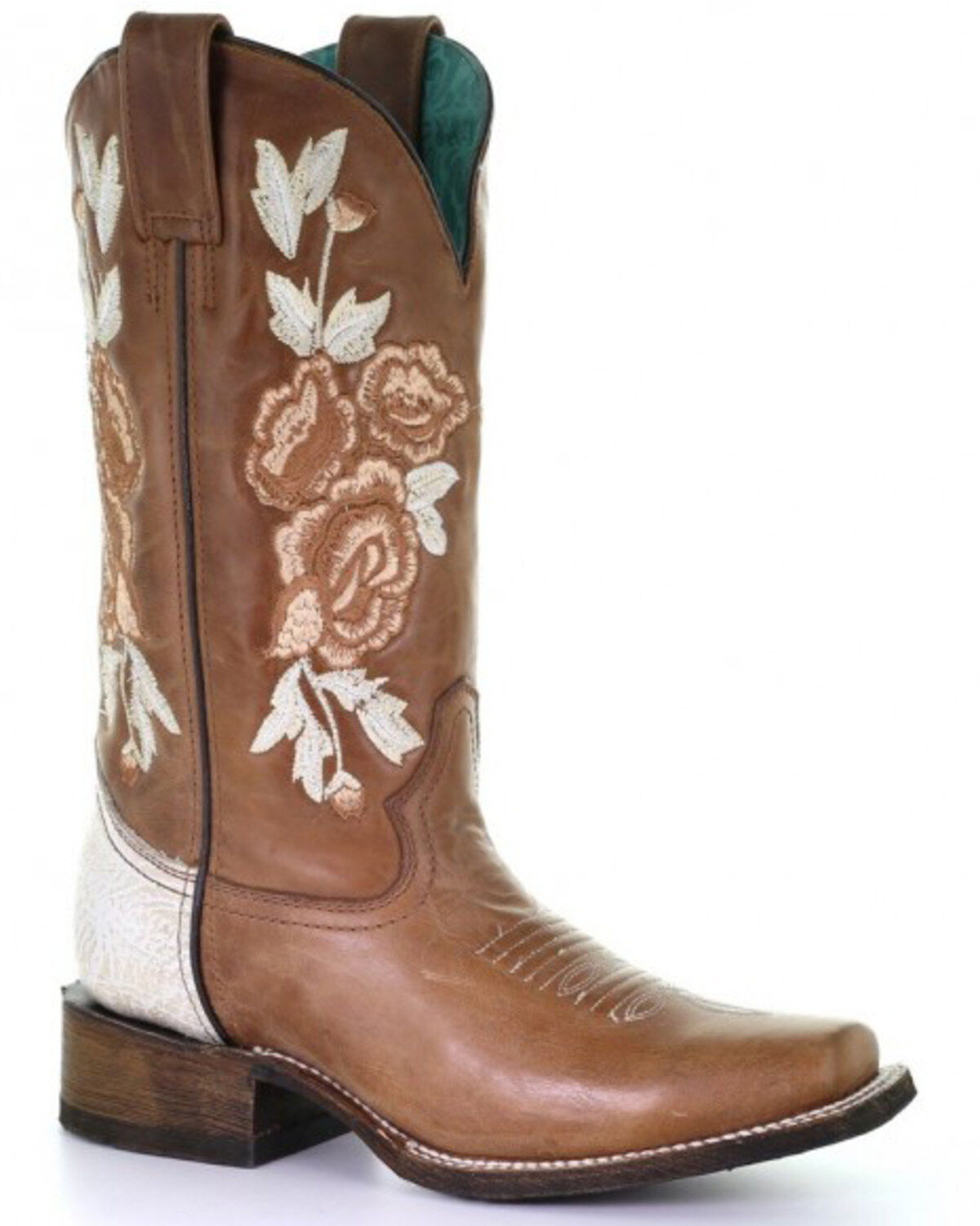 Corral Women's Honey Floral Western Boots - Square Toe
