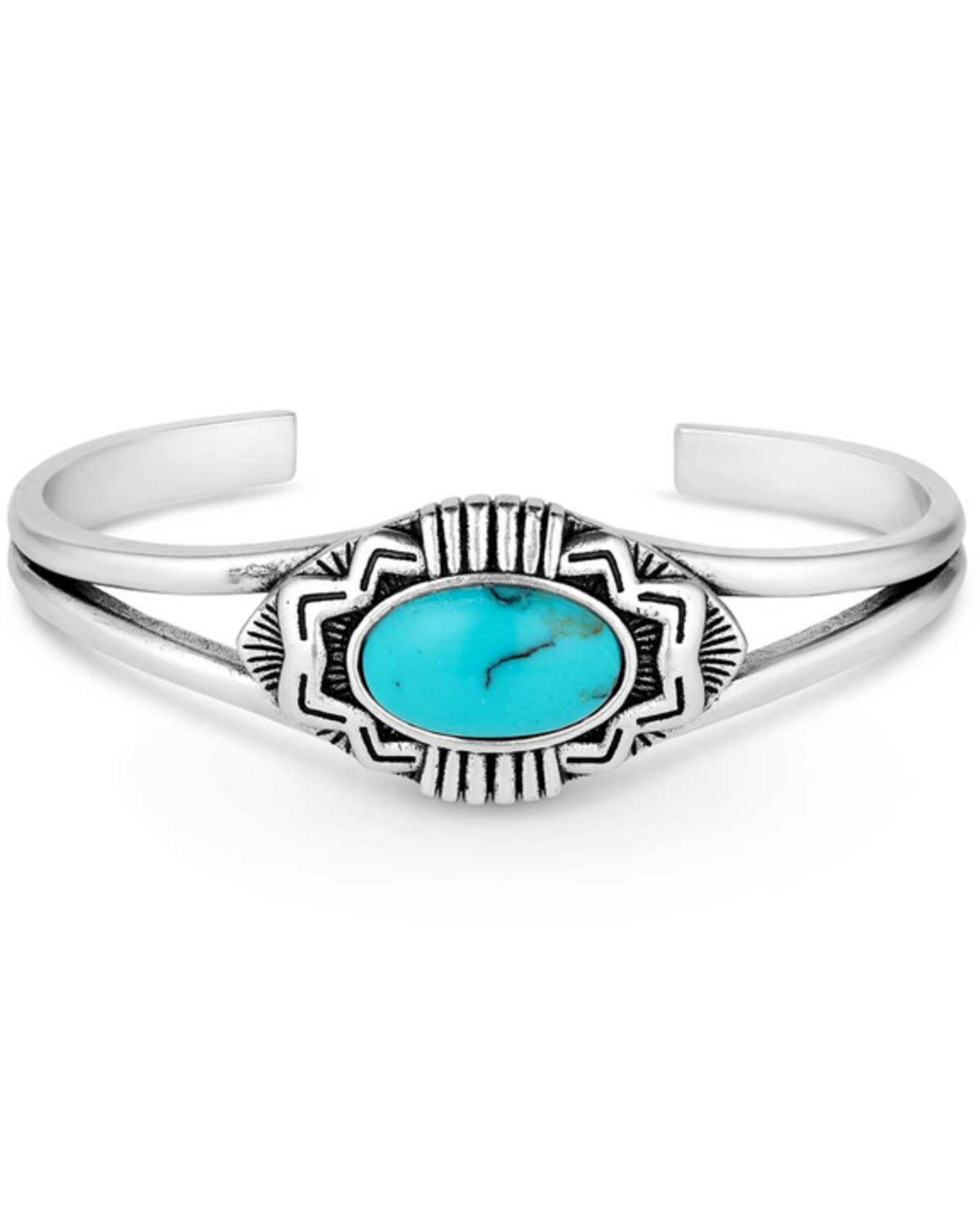 Montana Silversmiths Women's Blue Mesa Turquoise Cuff Bracelet