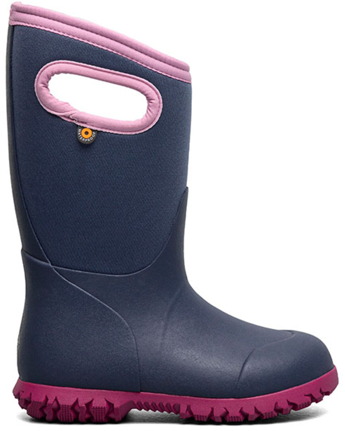 Bogs Girls' York Solid Rubber Boots - Round Toe