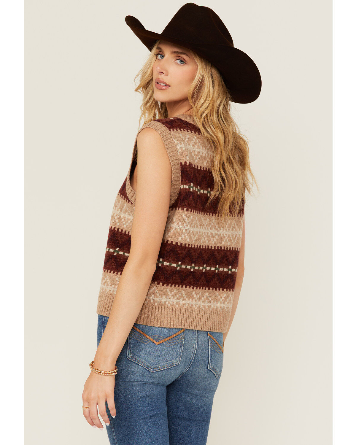 Pendleton Women's Striped Sweater Vest