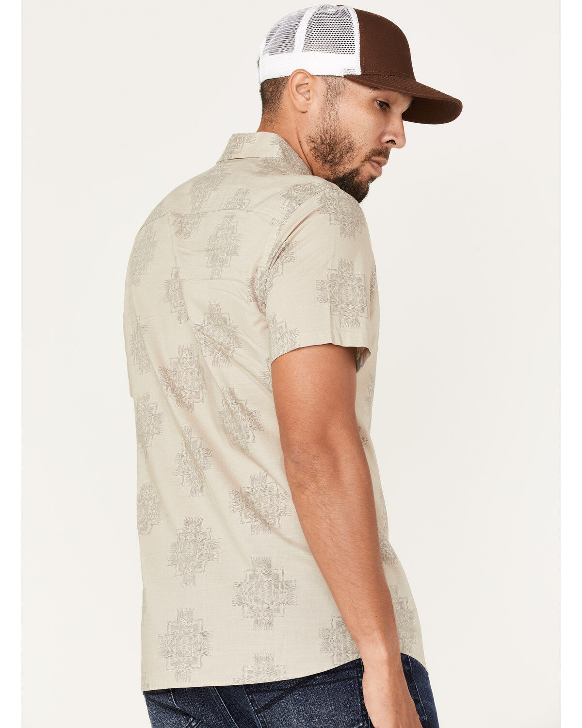 Pendleton Men's Shoreline Print Short Sleeve Western Shirt