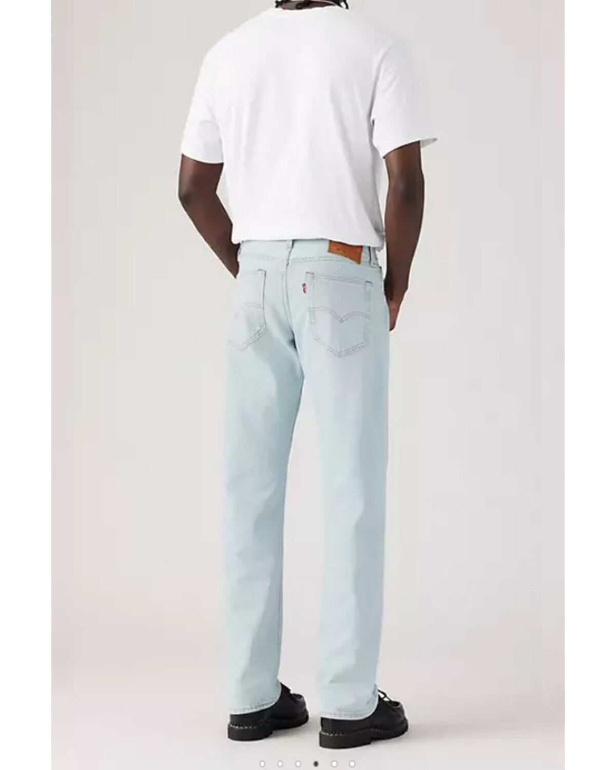 Levi's Men's 501 '93 Light Wash Straight Leg Relaxed Fit Stretch Denim Jeans
