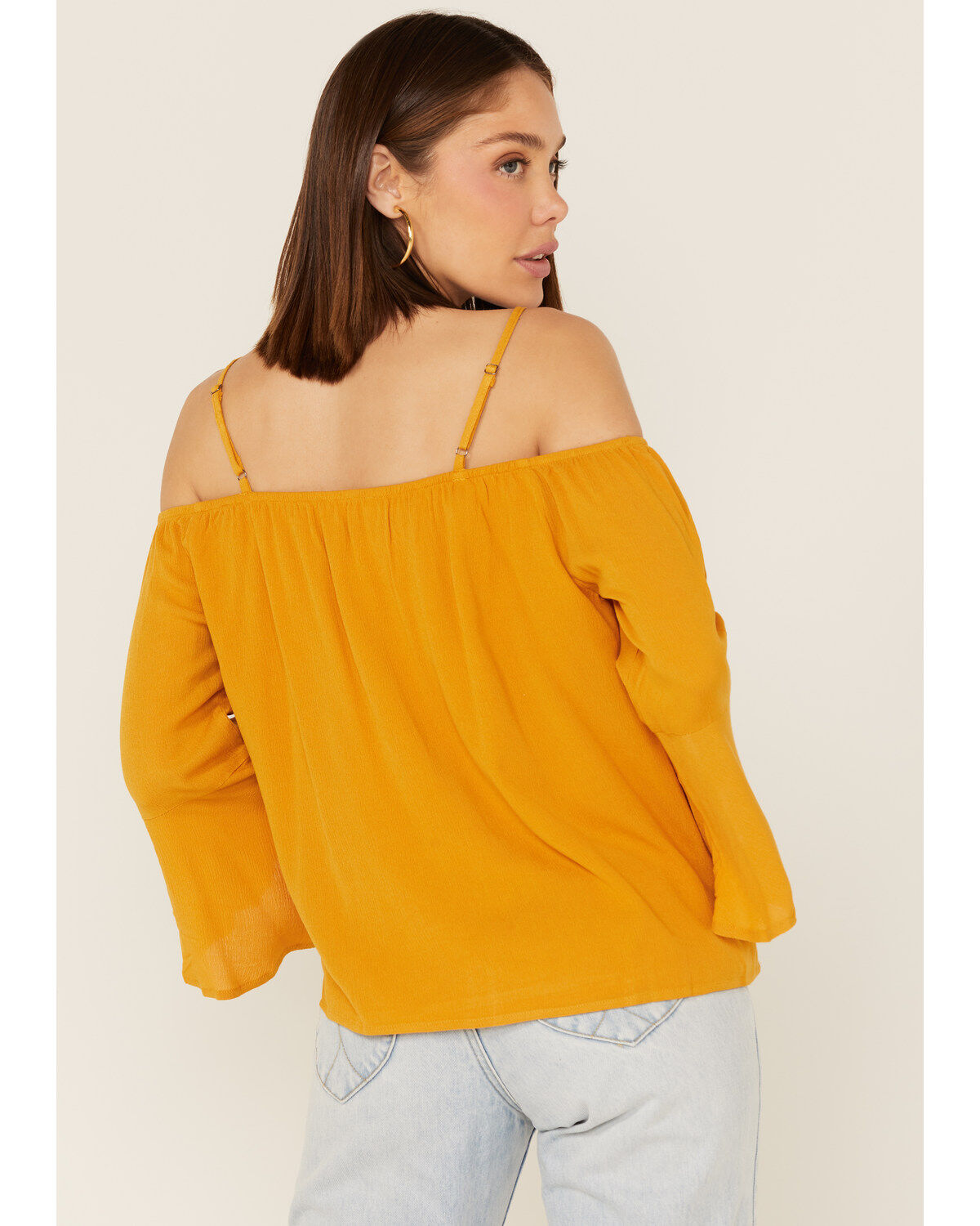 Miss Me Women's Cold Shoulder Lace Top