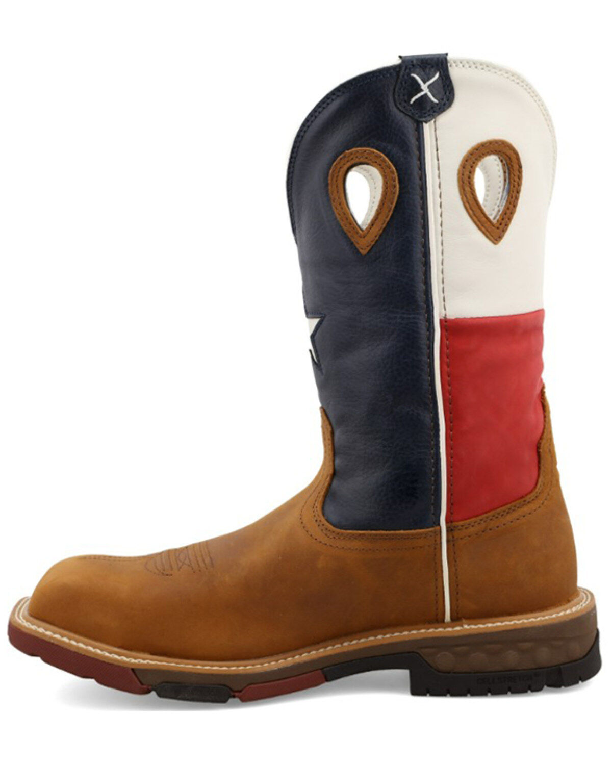 Twisted X Men's Texas Flag Western Work Boots - Nano Composite Toe