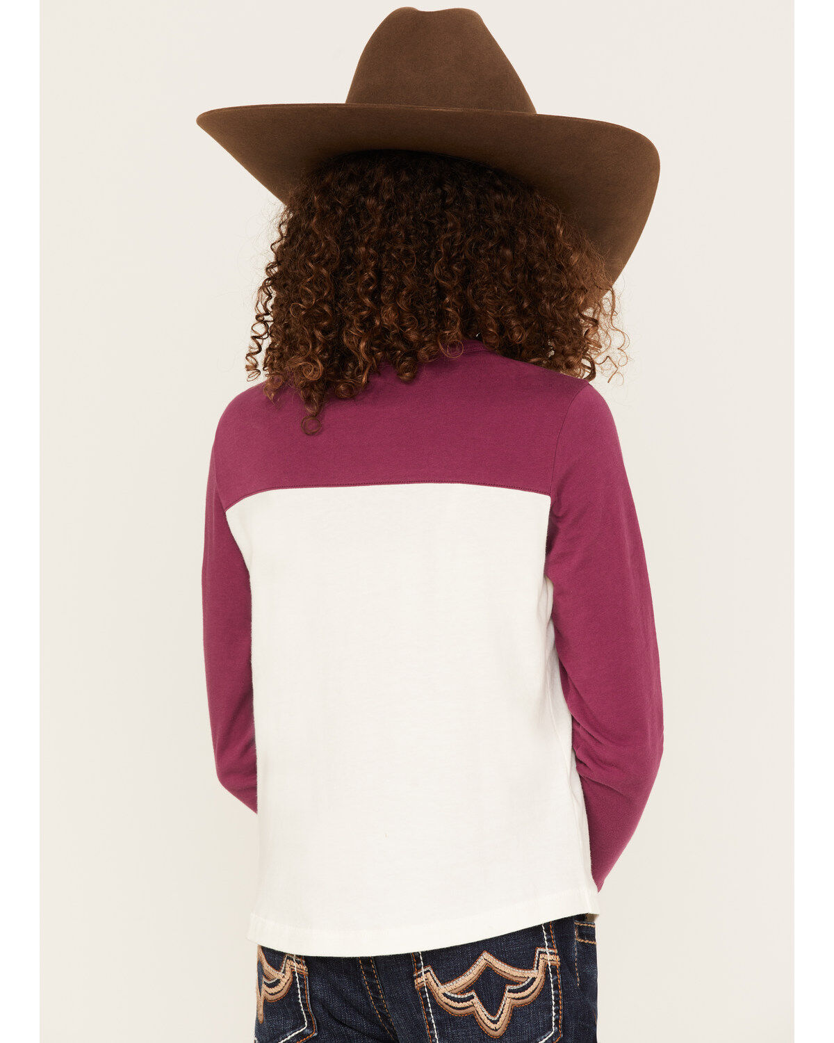 Shyanne Girls' Turn & Burn Raglan Long Sleeve Tee