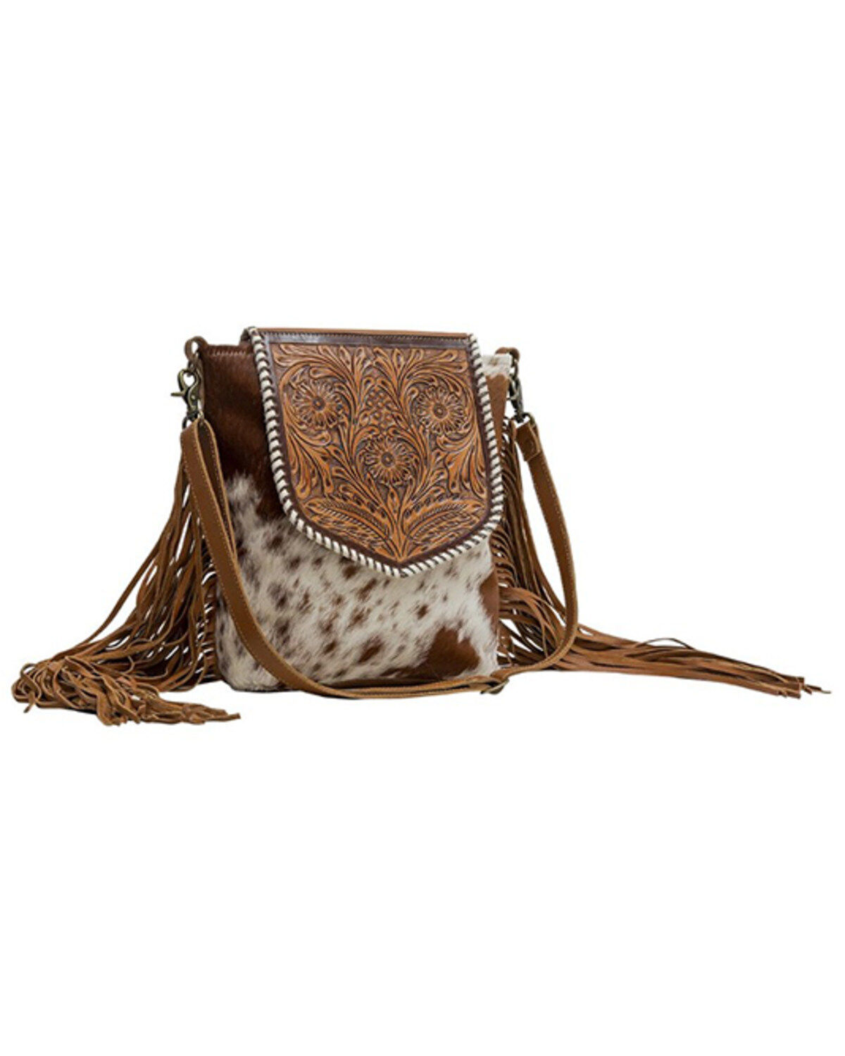 Myra Bag Women's Squander Hand-Tooled Crossbody Bag