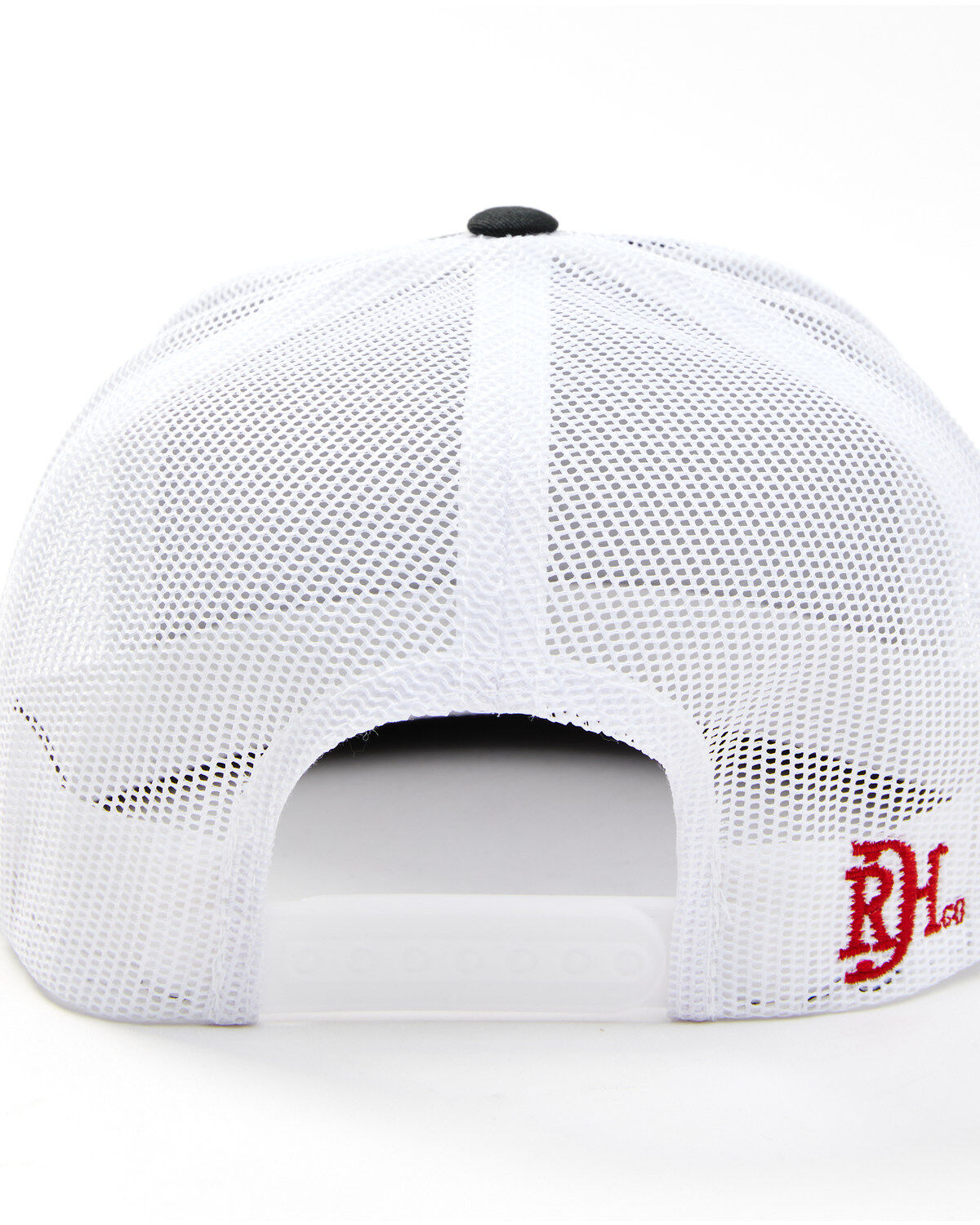 Red Dirt Hat Men's Embroidered Logo Tag Patch Mesh Back Cap