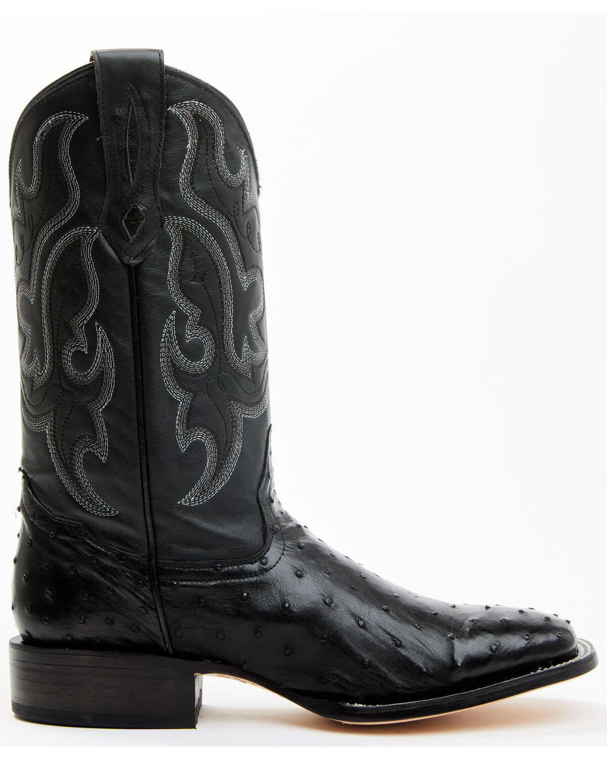 Cody James Men's Exotic Full Quill Ostrich Western Boots - Broad Square Toe