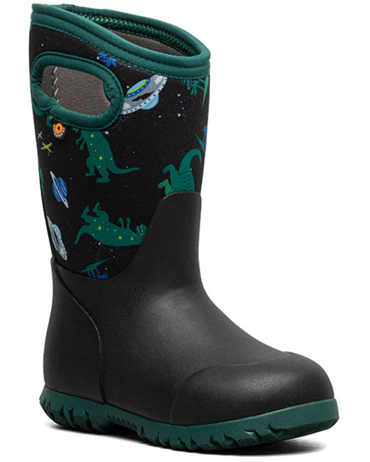 Bogs Boys' York Jurassic Dino Waterproof Boots - Round Toe