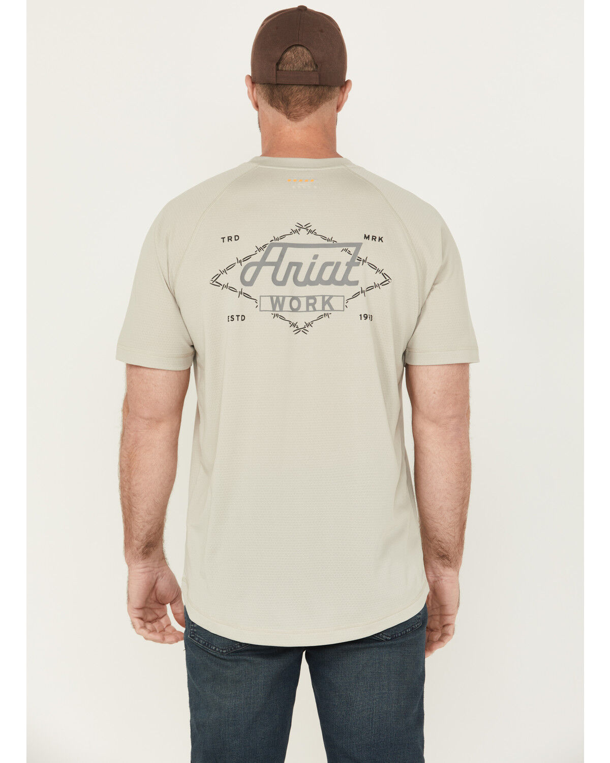 Ariat Men's Rebar Heat Fighter Wired Short Sleeve Pocket Work Shirt