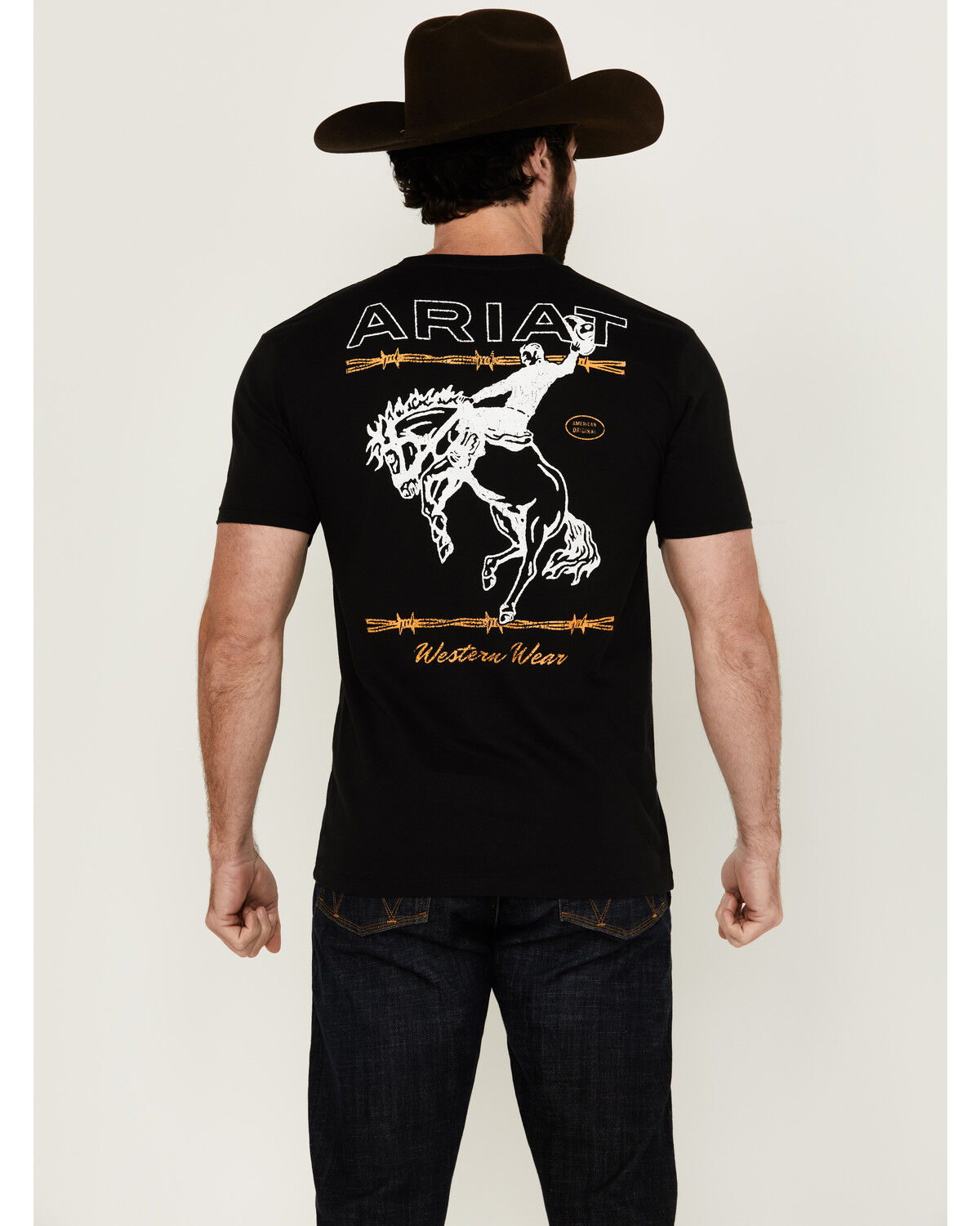 Ariat Men's Western Wear Cowboy Short Sleeve Graphic T-Shirt