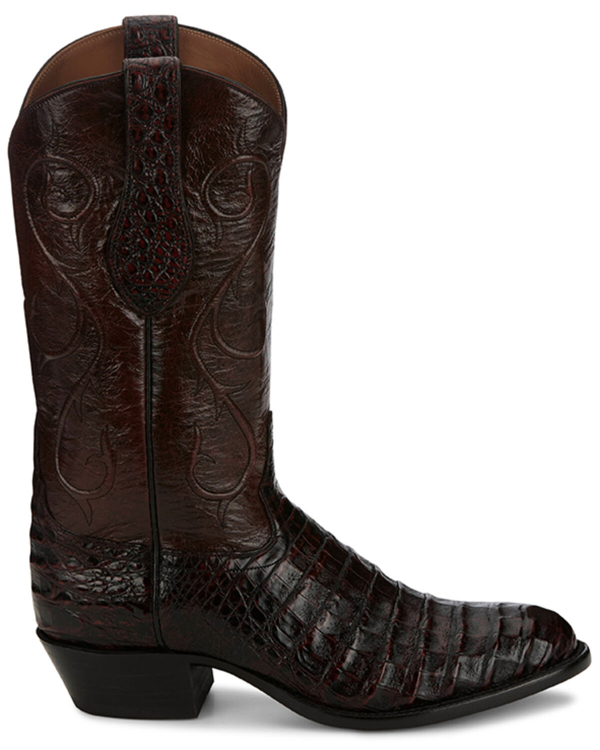 Tony Lama Men's Exotic Caiman Western Boots - Round Toe