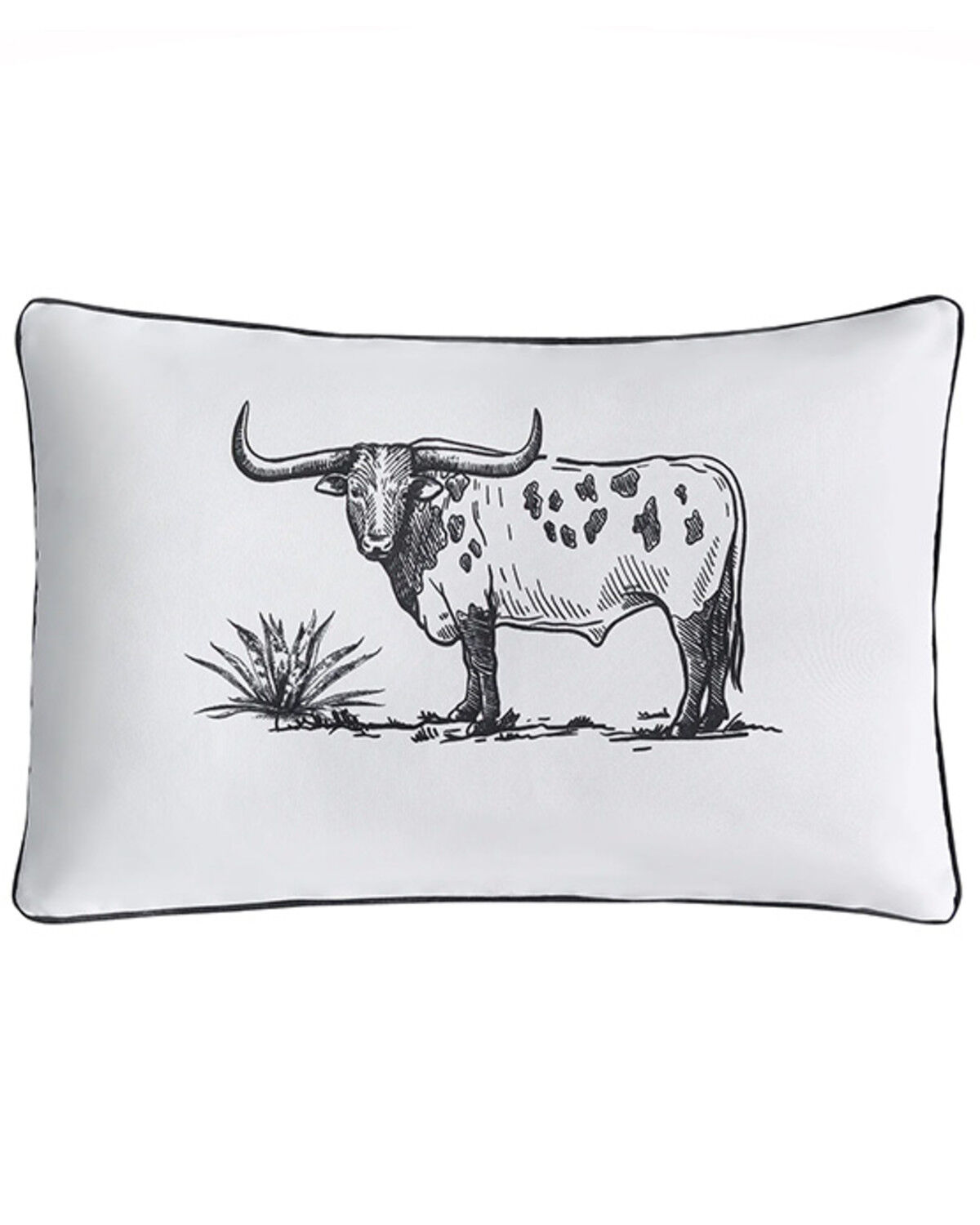 HiEnd Accents Ranch Life Steer Pillow