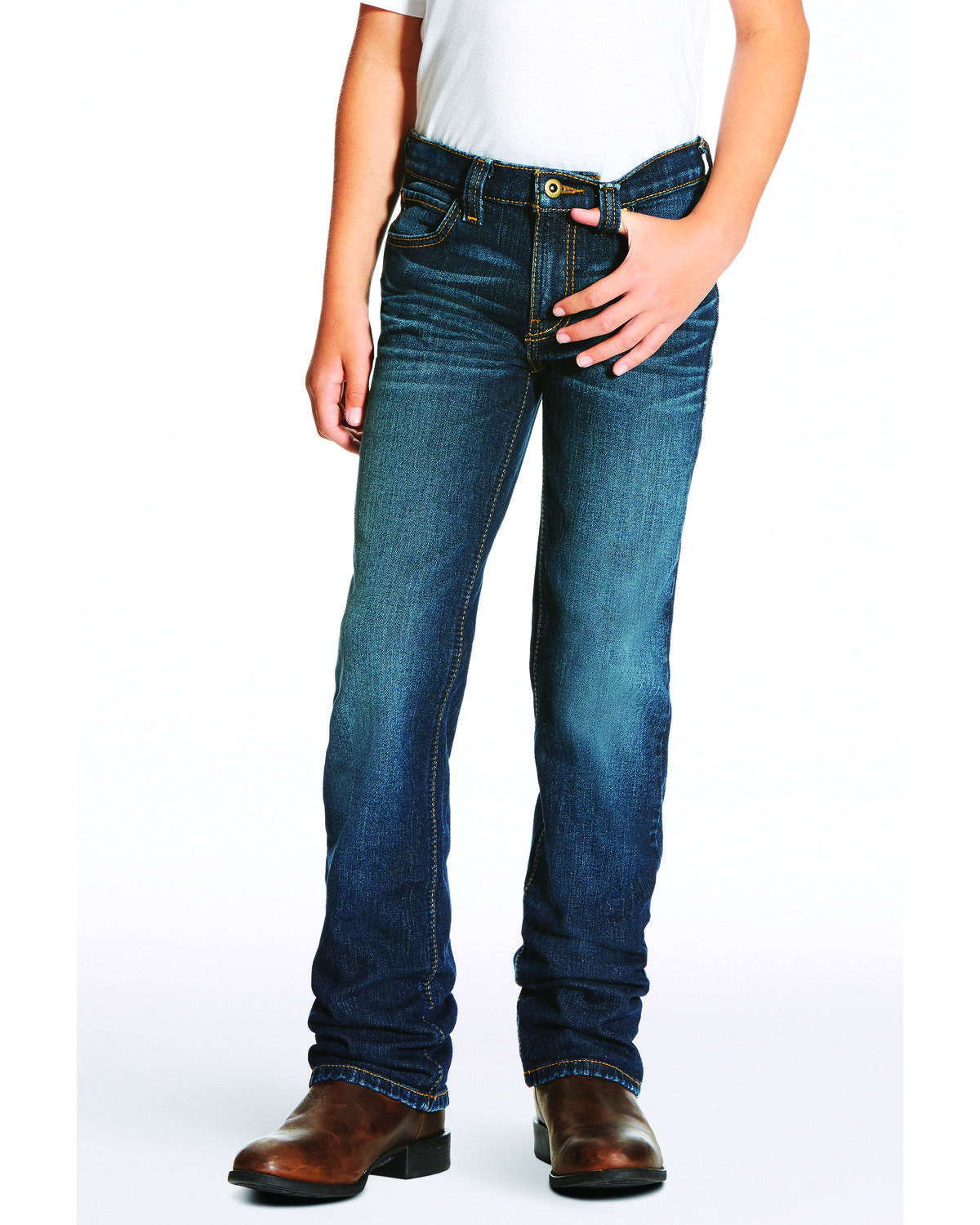 Ariat Boys' B5 Durham Slim Straight Jeans