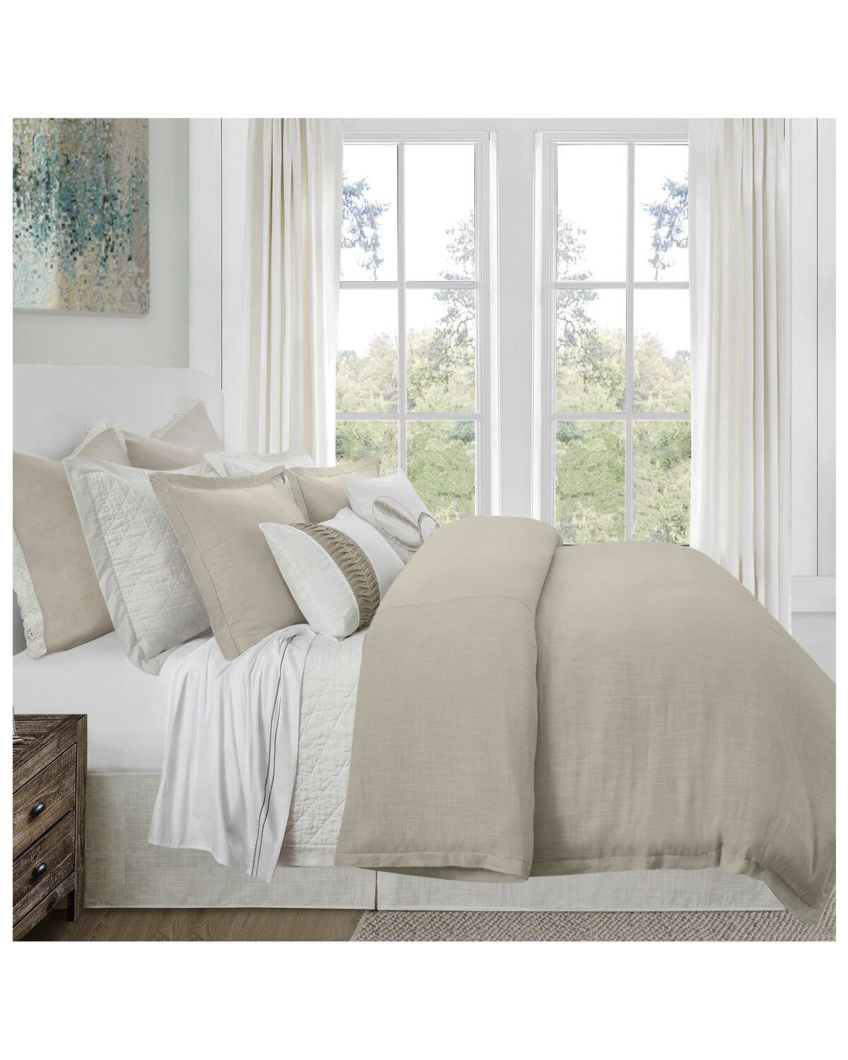 HiEnd Accents Hera Queen Duvet Set - 3 Piece