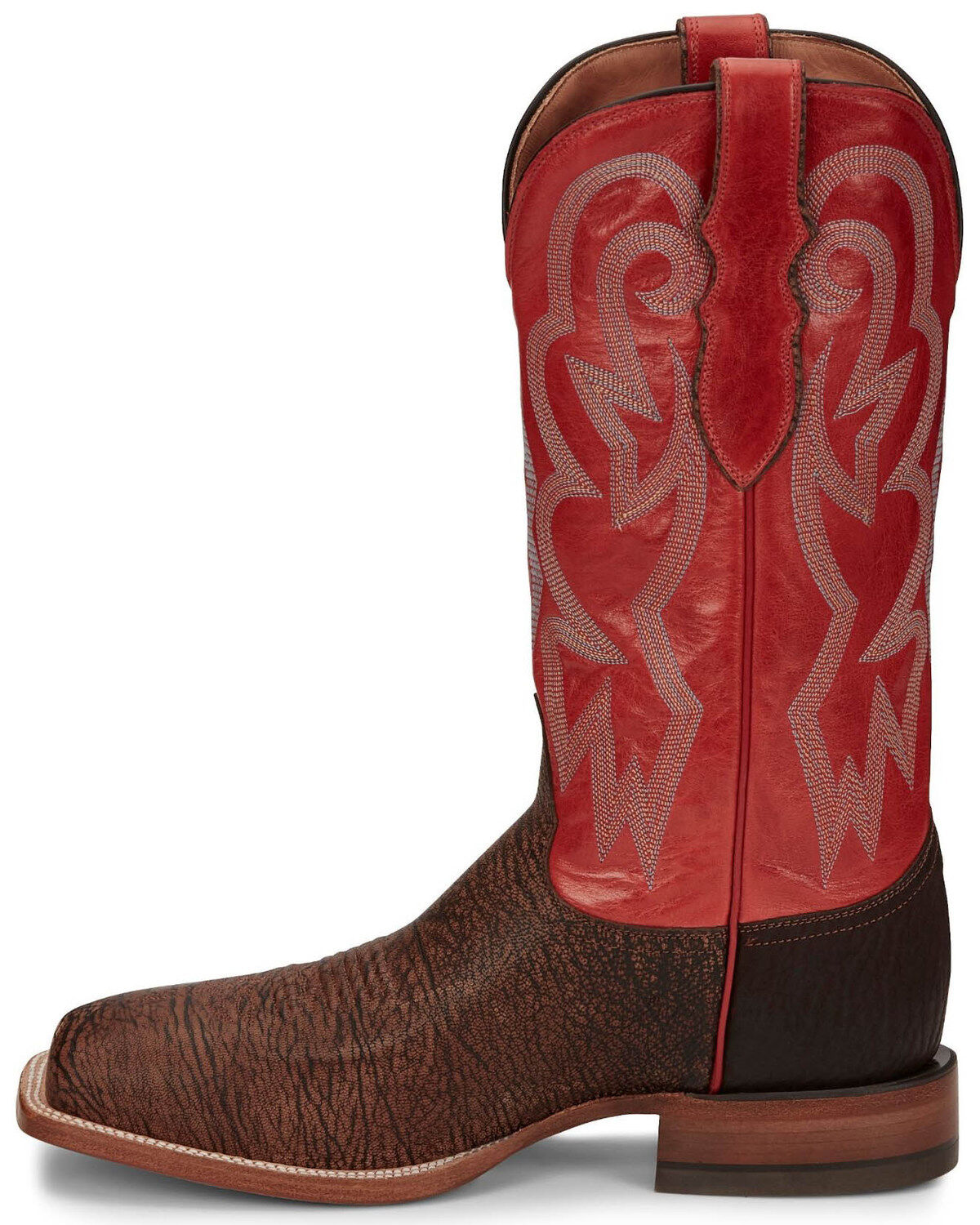 Justin Men's Mingus Walnut Western Boots - Broad Square Toe