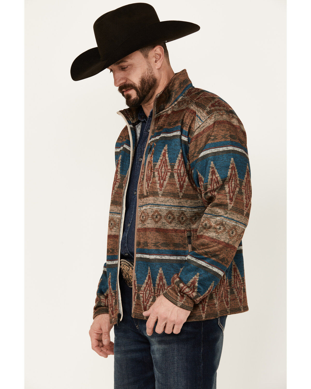 Ariat Men's Caldwell Southwestern Print Full Zip Jacket