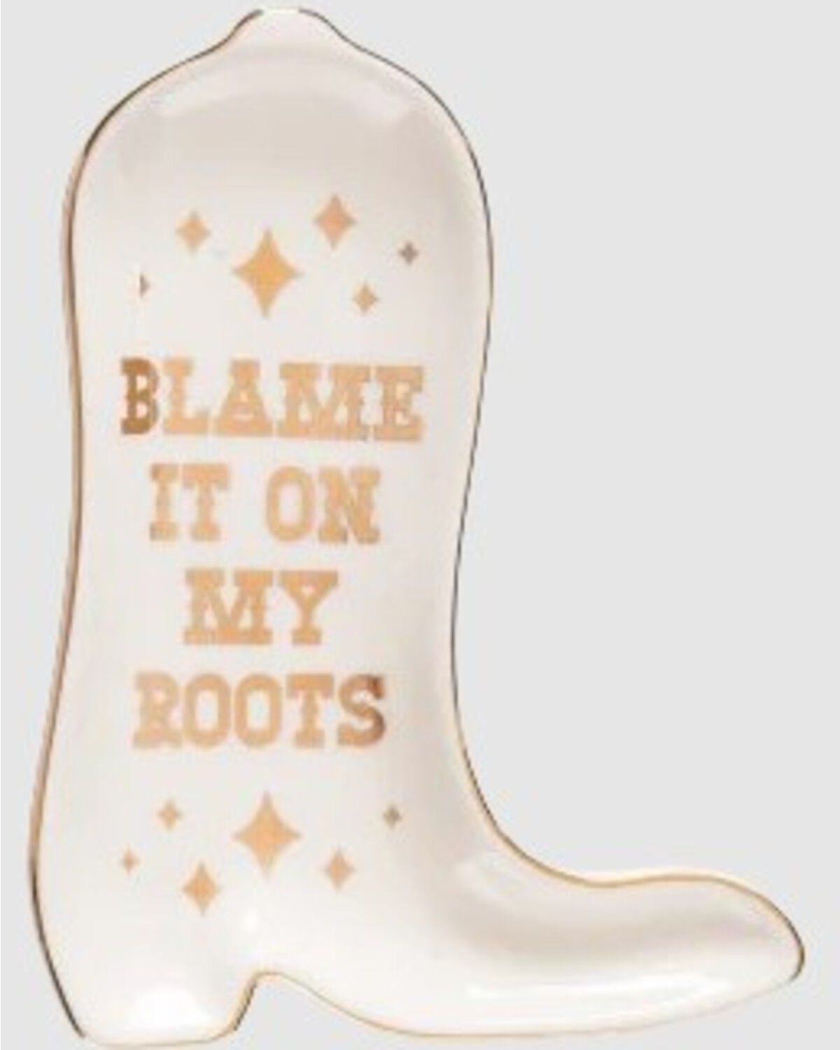 Totalee Gift Women's Blame It On My Roots Trinket Tray
