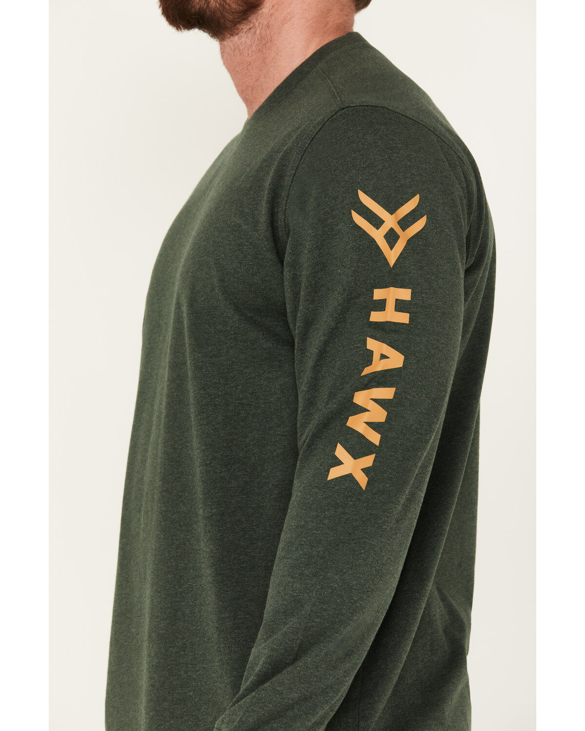 Hawx Men's Season Logo Long Sleeve Work Shirt