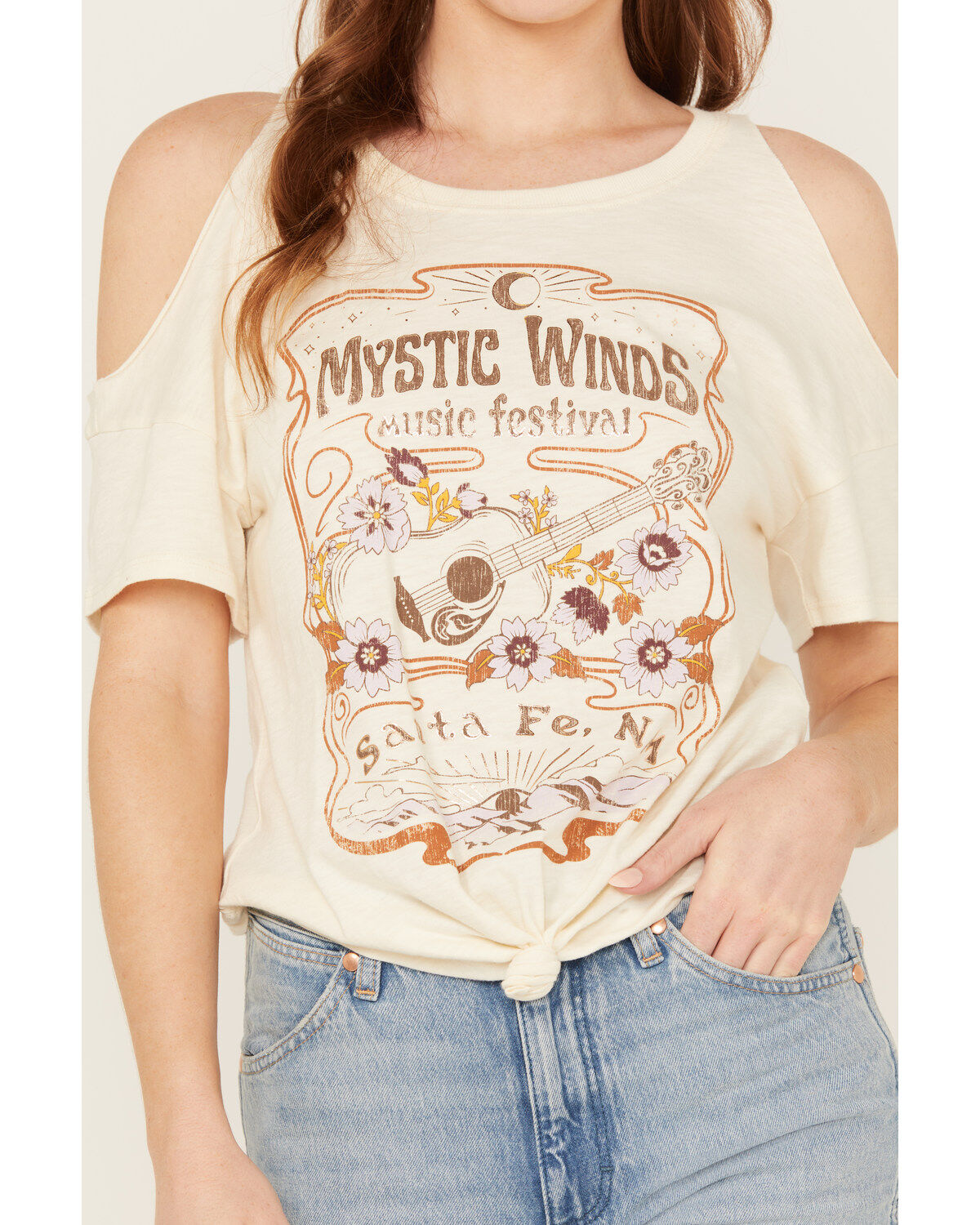 Shyanne Women's Mystic Winds Cold Shoulder Tee