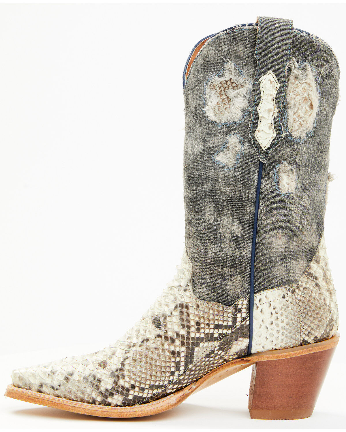 Dan Post Women's Exotic Python Western Boots - Snip Toe
