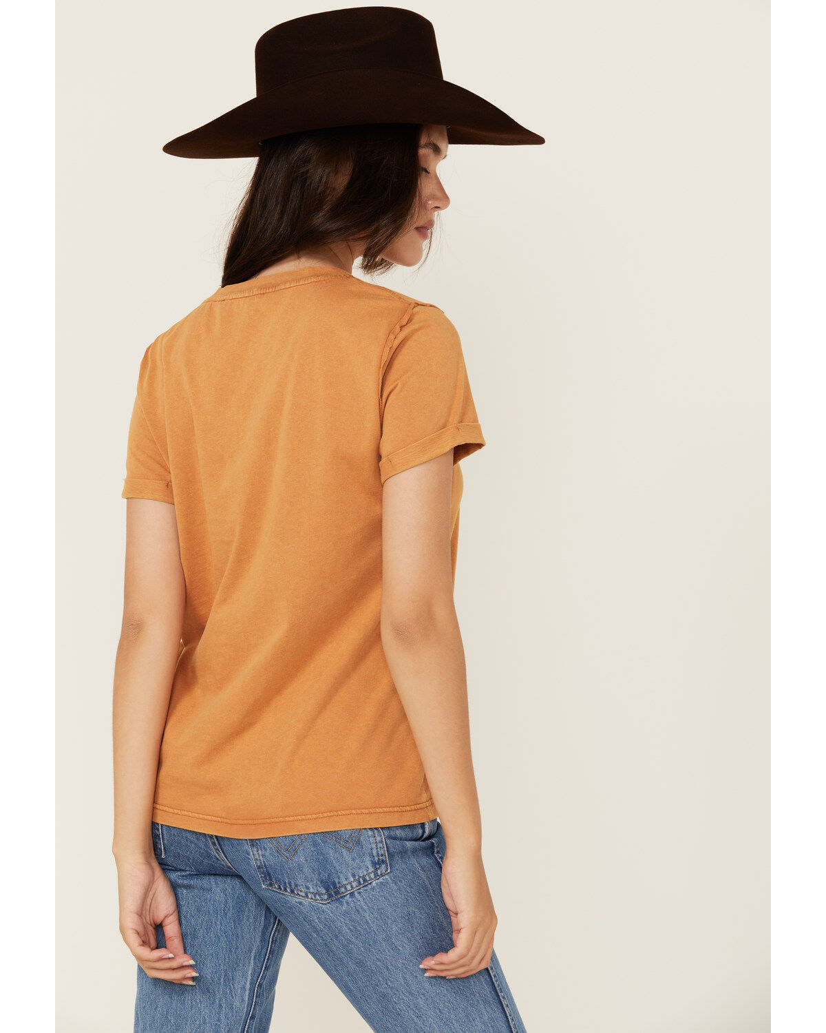 Blue B Women's Western Motif Short Sleeve Graphic Tee