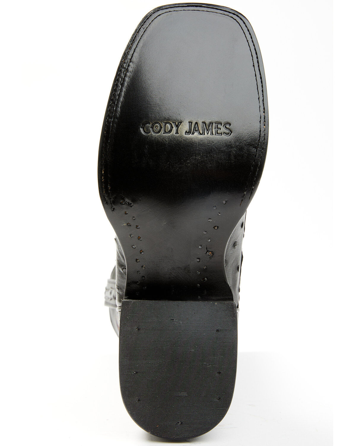 Cody James Men's Exotic Full-Quill Ostrich Western Boots - Broad Square Toe