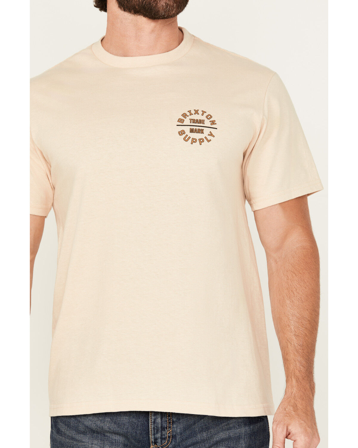 Brixton Men's Oath Logo Short Sleeve Graphic T-Shirt