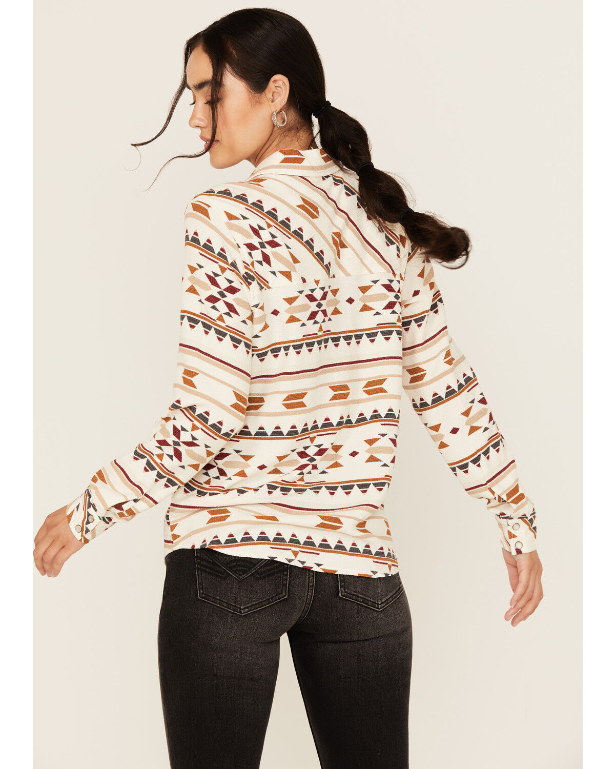 Idyllwind Women's Maplegrove Southwestern Print Long Sleeve Western Shirt