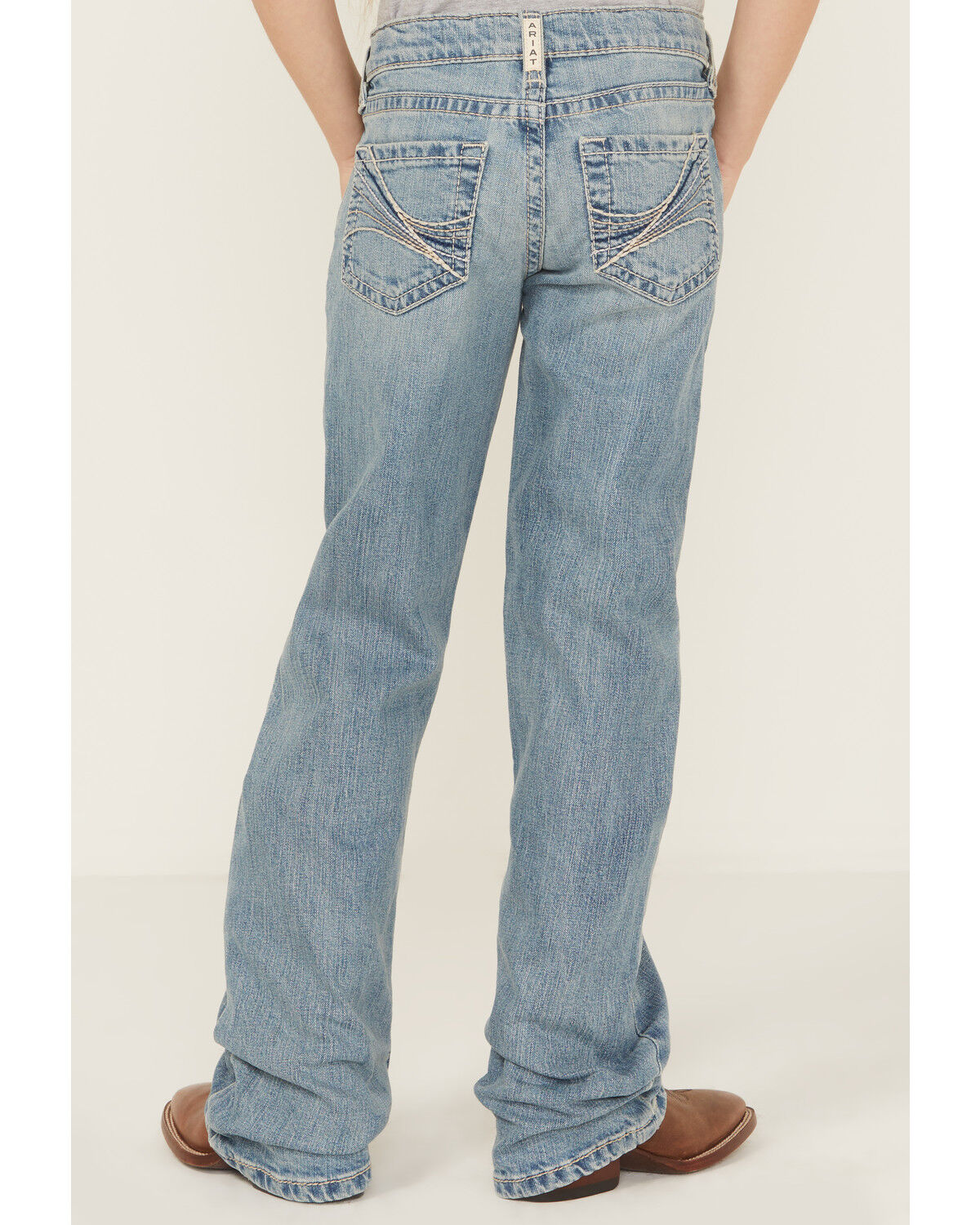 Ariat Girls' Amora Medium Wash Bootcut Denim Jeans