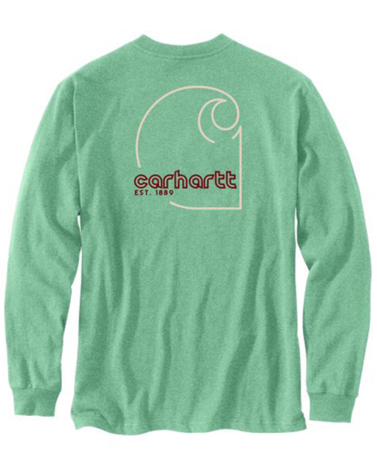 Carhartt Men's Loose Fit Heavyweight Long Sleeve Graphic Pocket T-Shirt