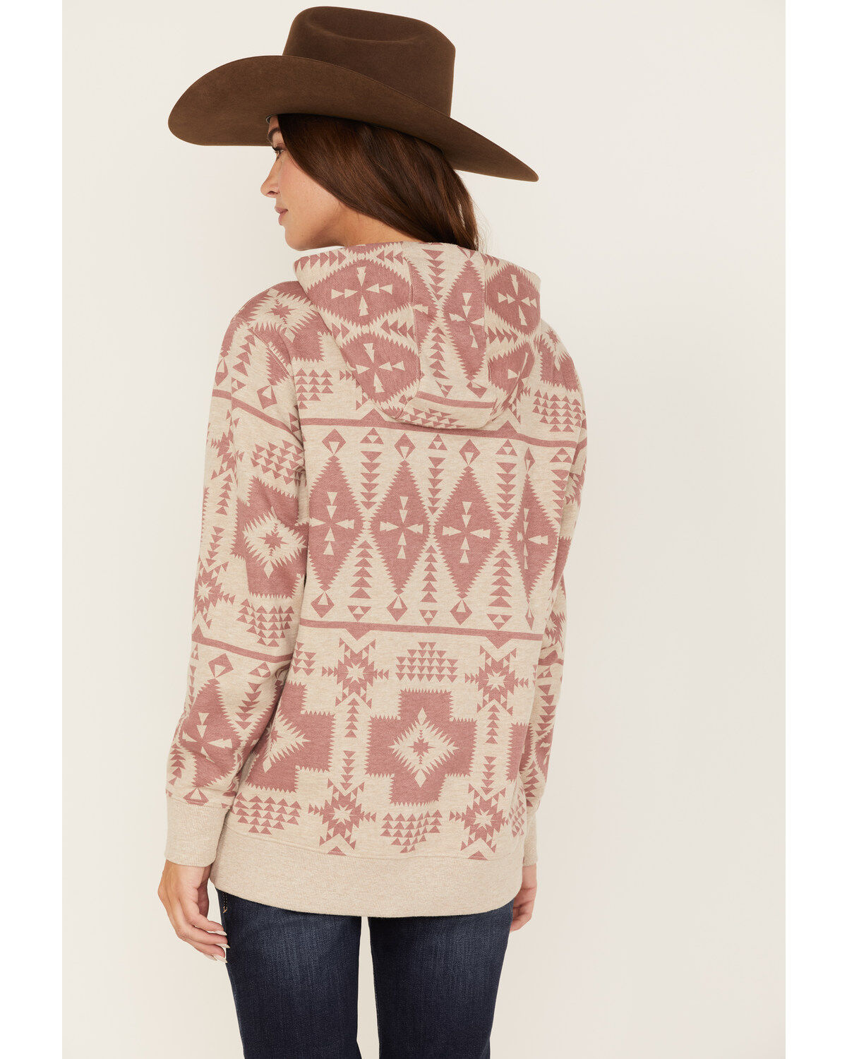Ariat Women's Boot Barn Exclusive Southwestern Print Logo Graphic Hoodie