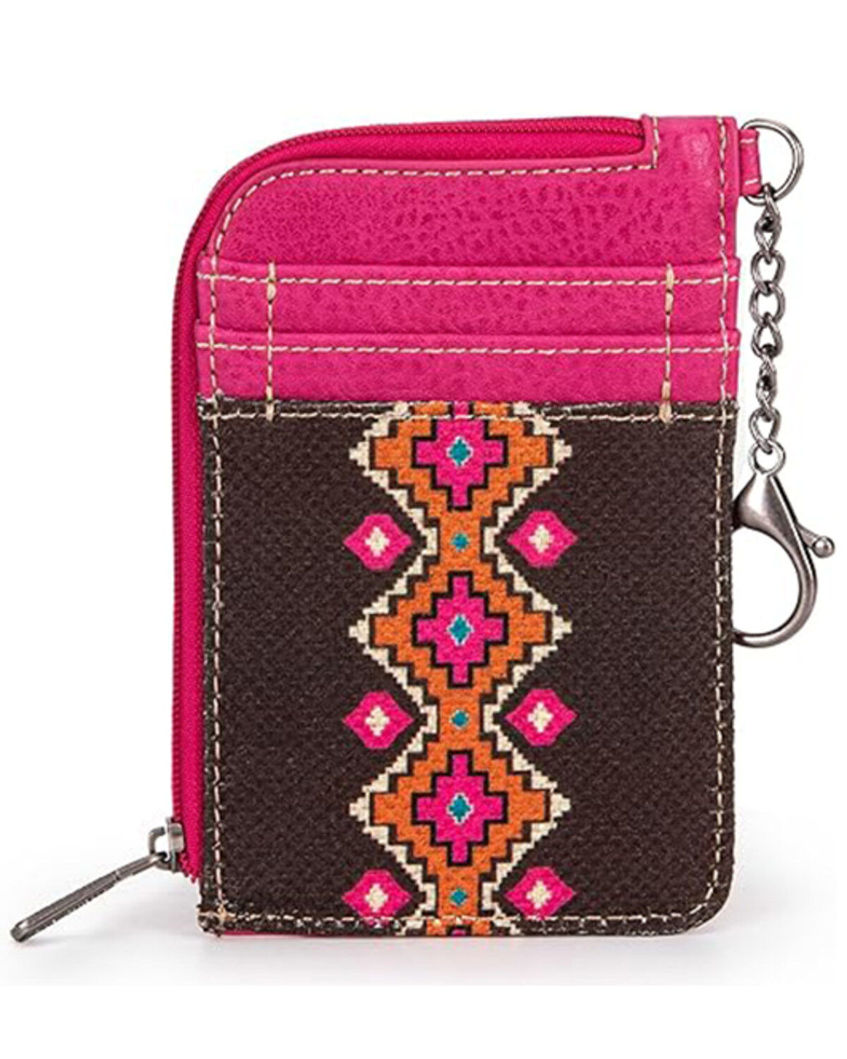 Wrangler Women's Southwestern Print Keychain Wallet
