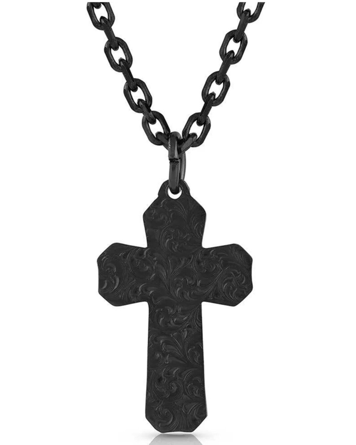 Montana Silversmiths Men's Faded Glory Cross Necklace