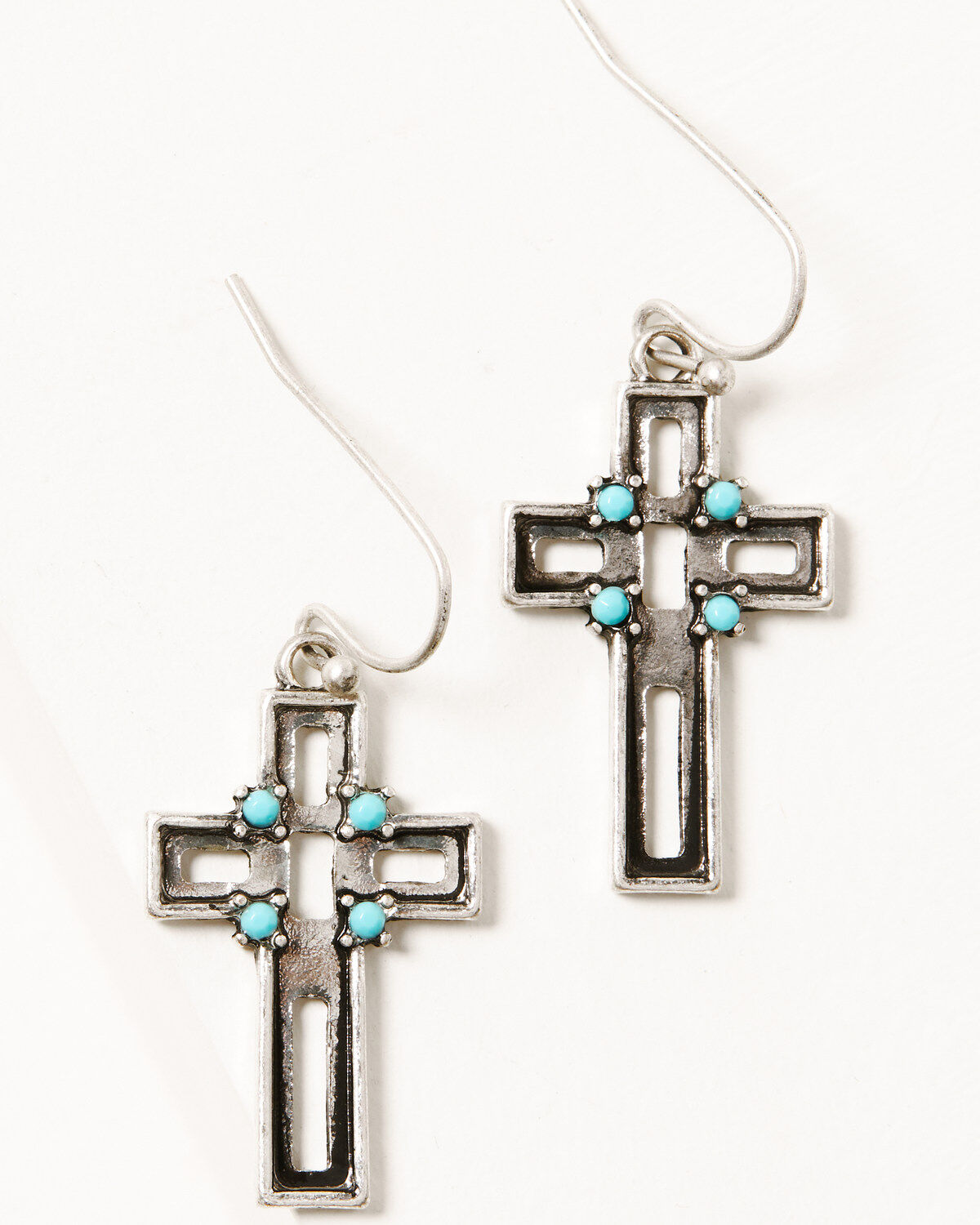 Shyanne Women's Cross Hamsa Metal Earring Set