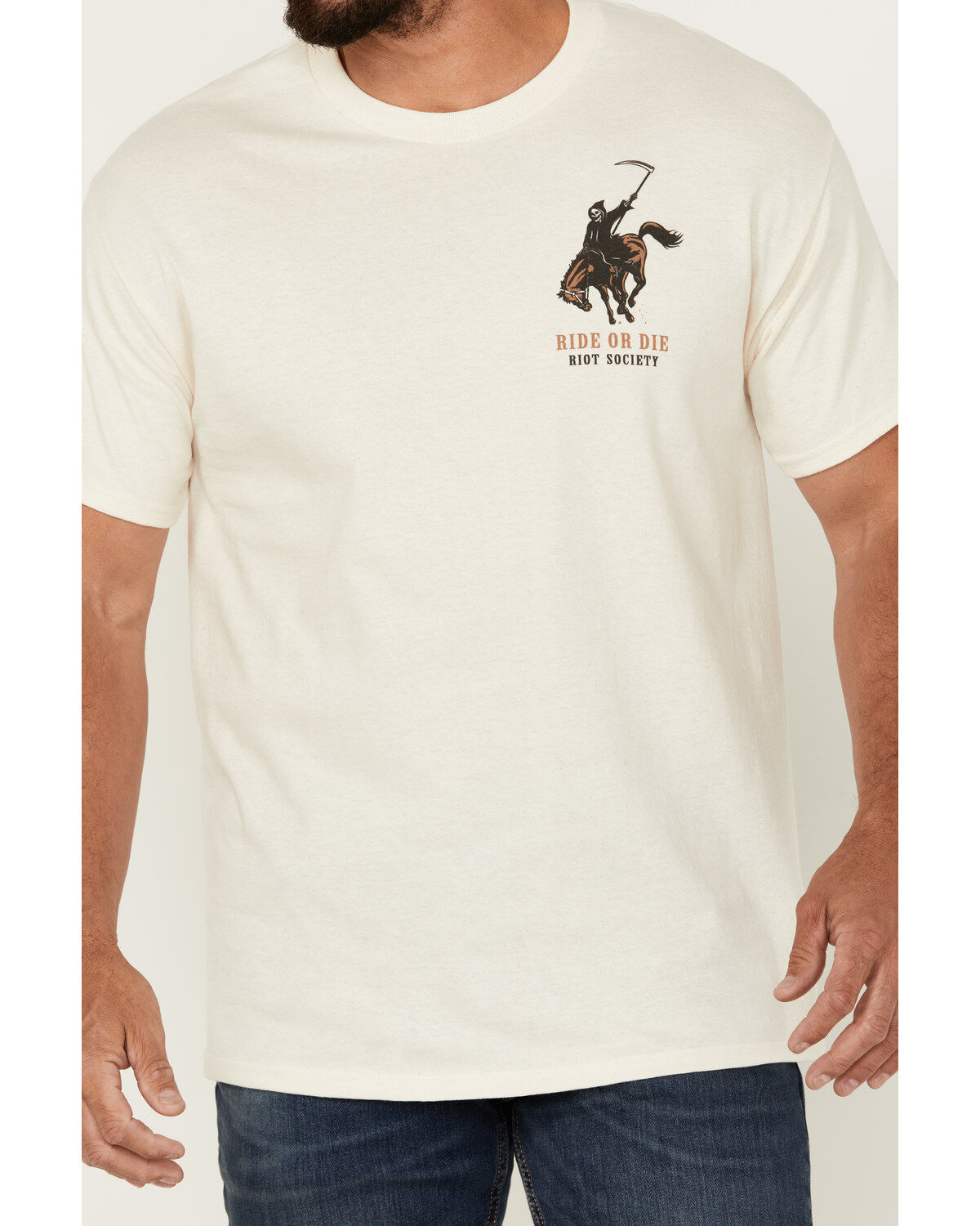 Riot Society Men's Boot Barn Exclusive Rodeo Reaper Short Sleeve Graphic T-Shirt