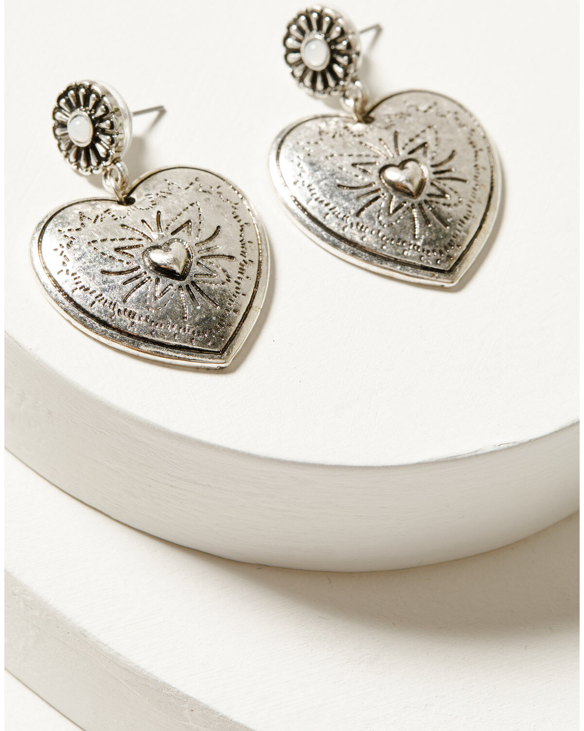 Shyanne Women's Heart Statement Earrings
